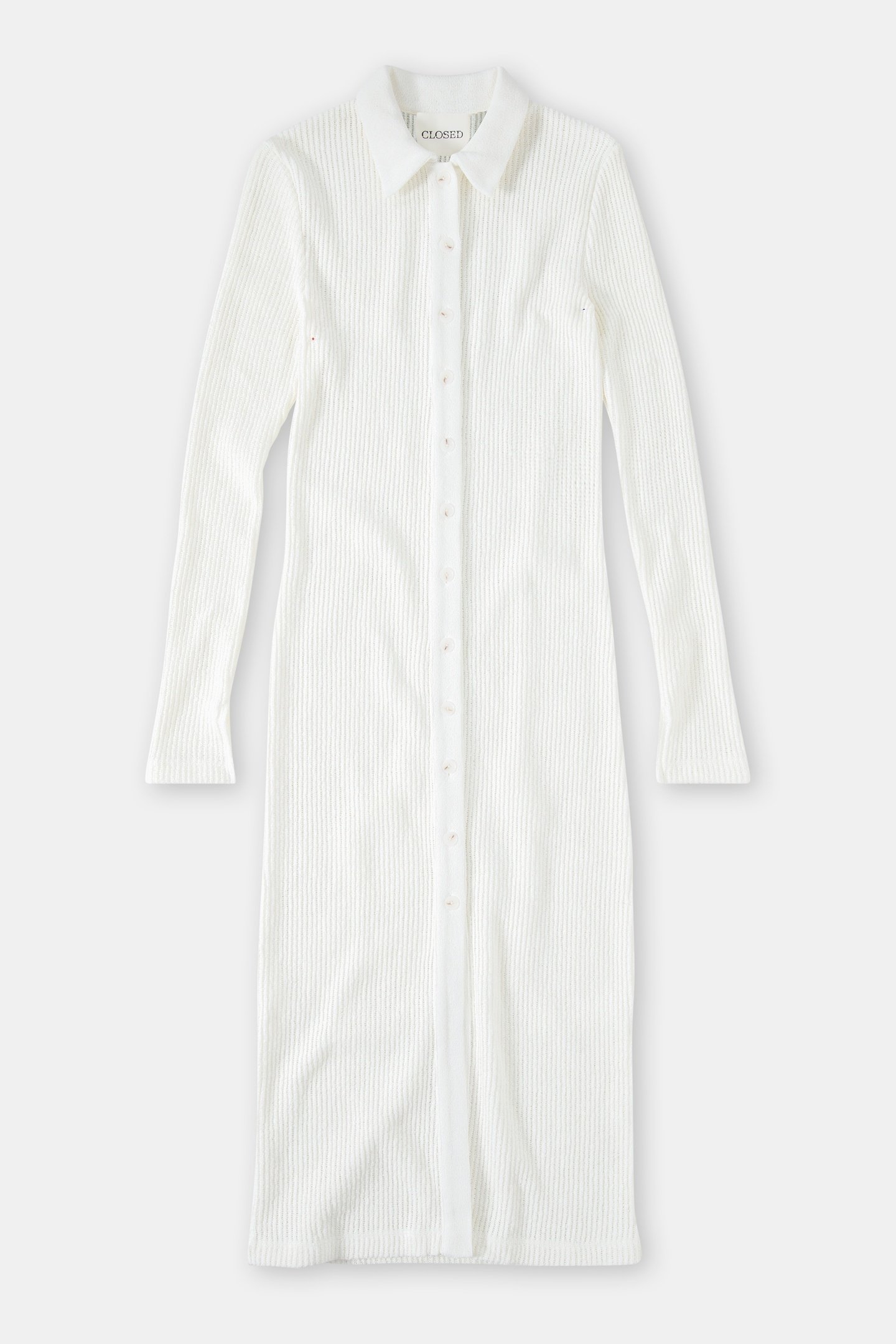 LONG SLEEVE DRESS IVORY 7