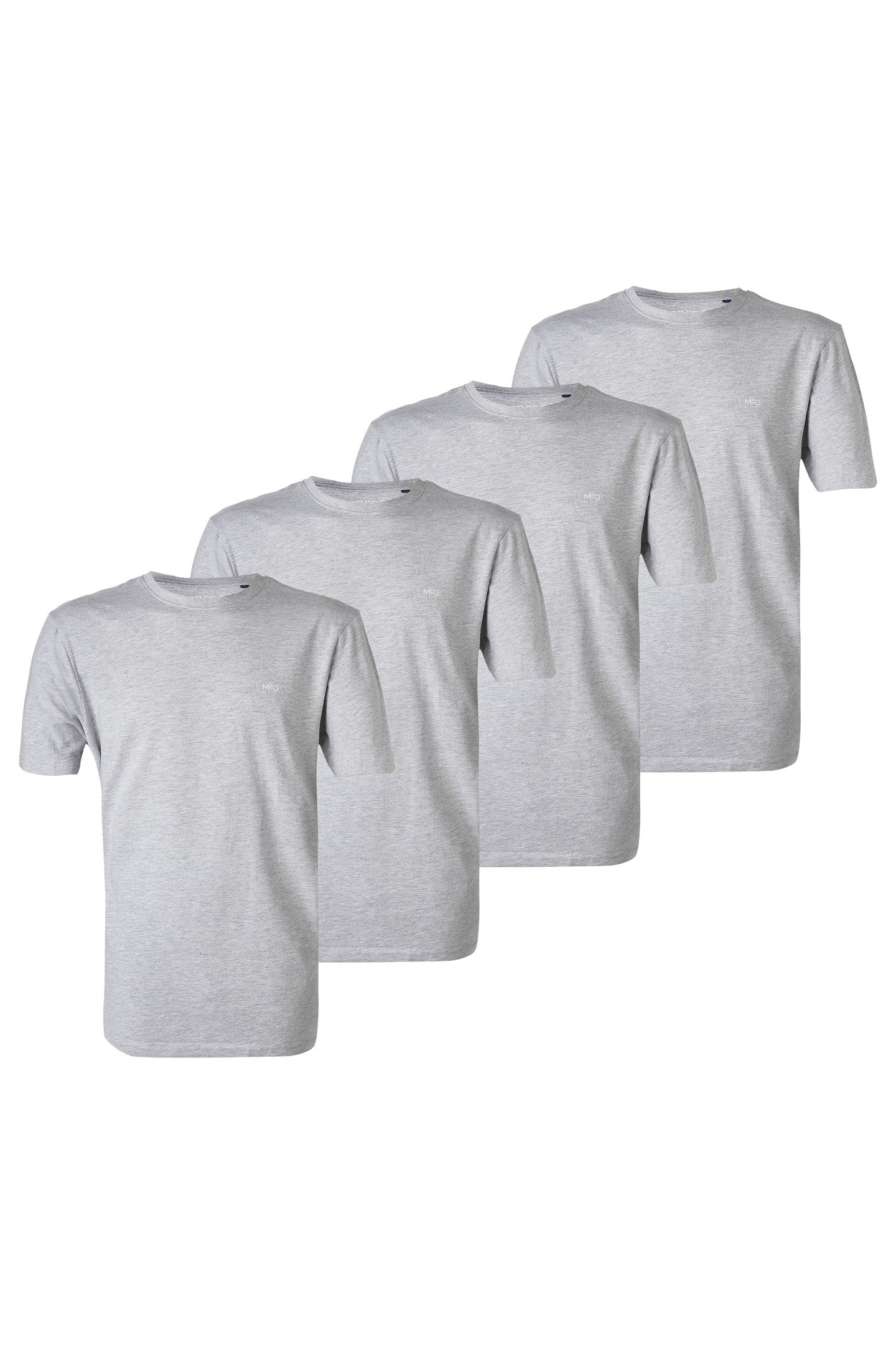 PREMIUM T-SHIRT 4-PACK GREY MELANGE 2