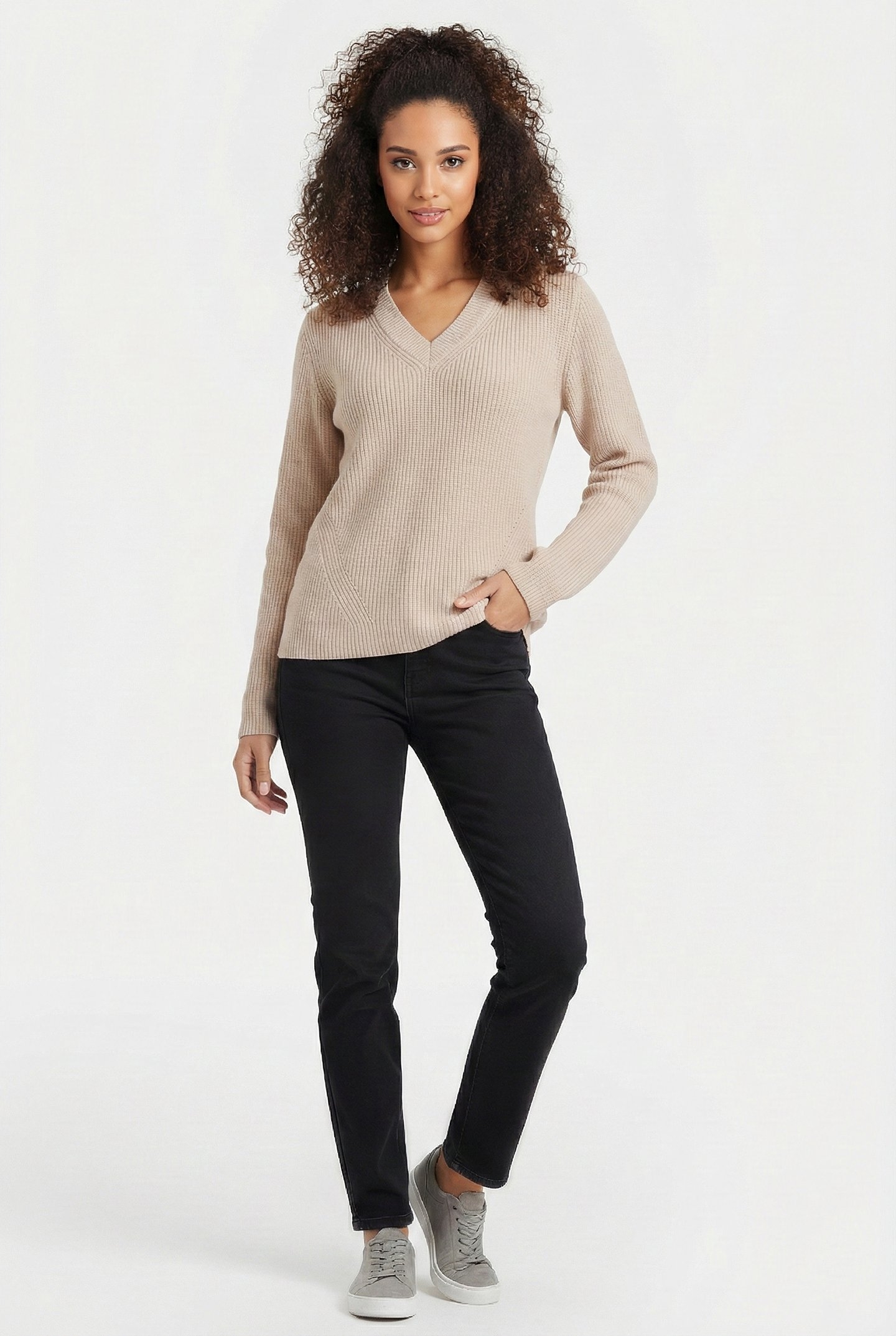 S.OLIVER PULLOVER BEIGE 1