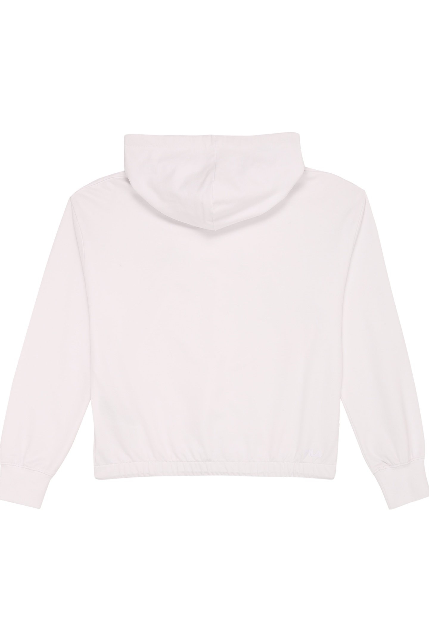 ZILONA CROPPED LOOSE HOODIE BRIGHT WHITE 2