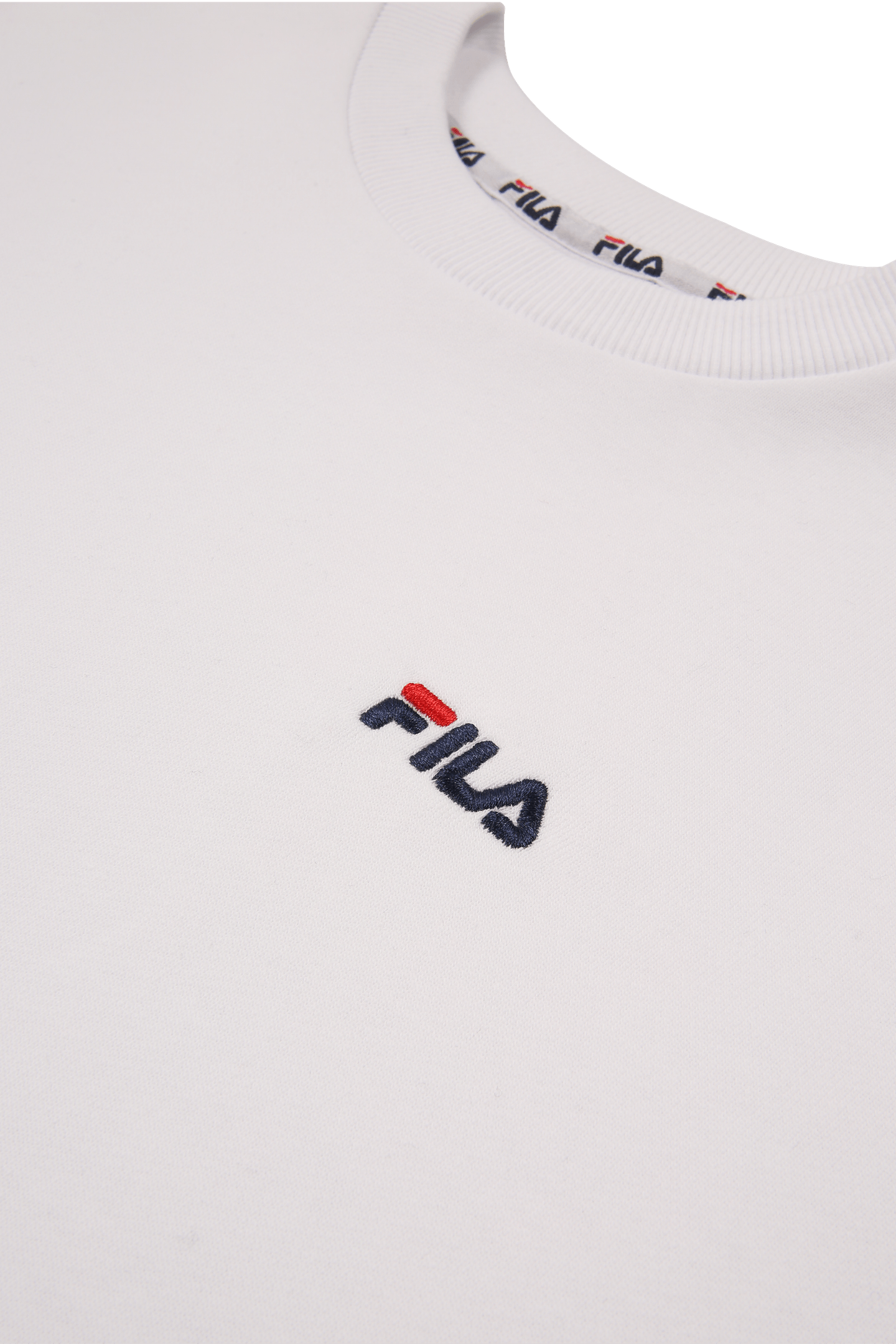 ZDUNA LOGO CREW SWEAT BRIGHT WHITE 3