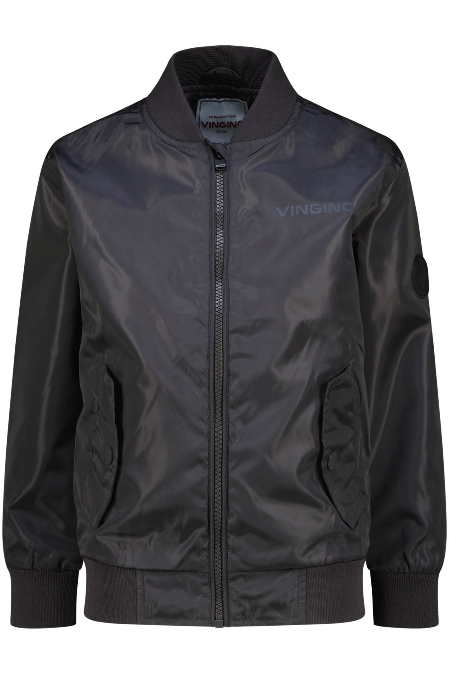 BOYS TINOR JACKET OUTDOOR METTALIC GREY 1