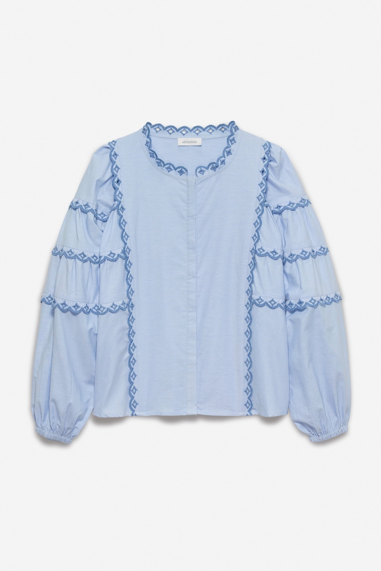 MILLY BLOUSE SKY BLUE 4