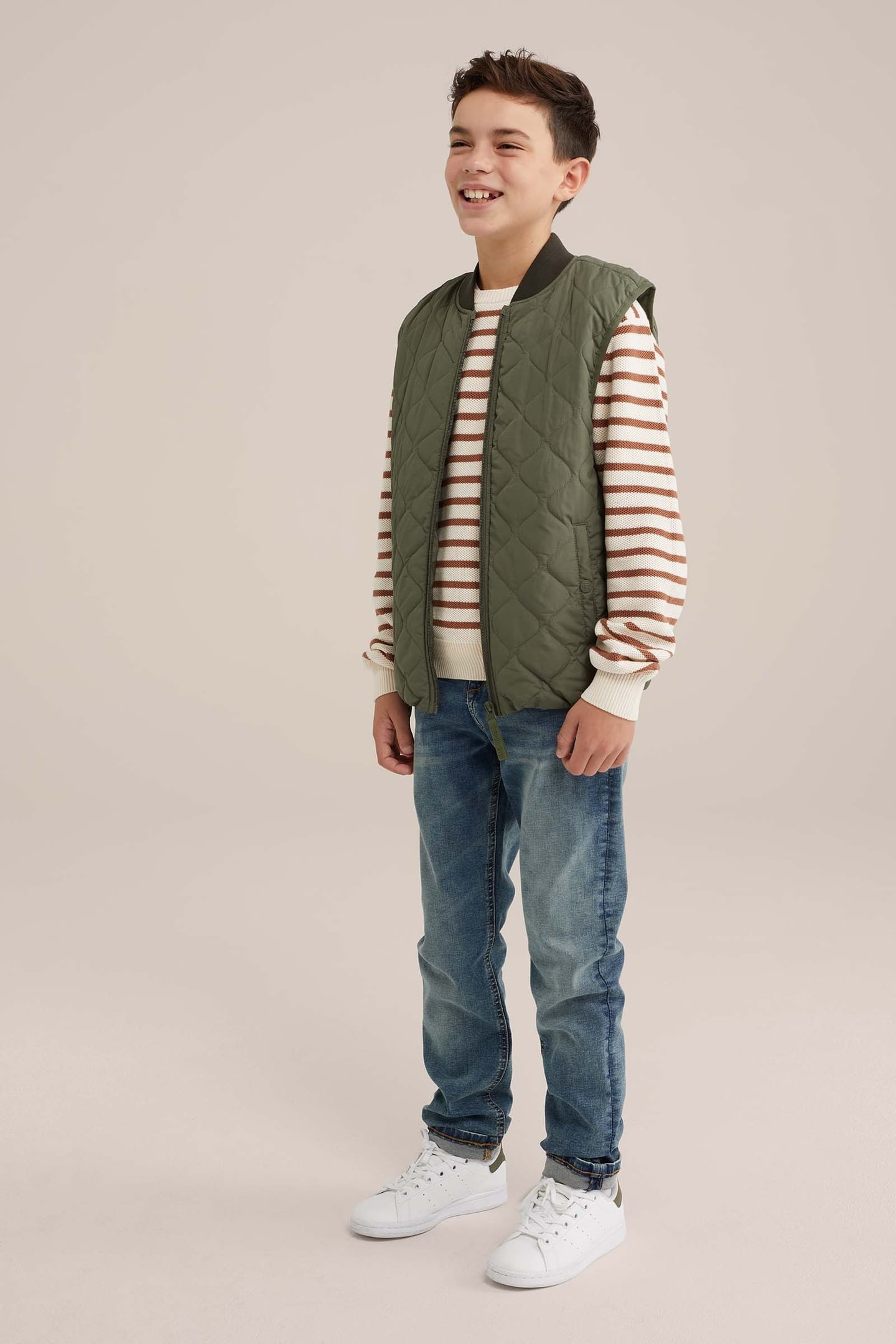 BODYWARMER ARMY GREEN 8