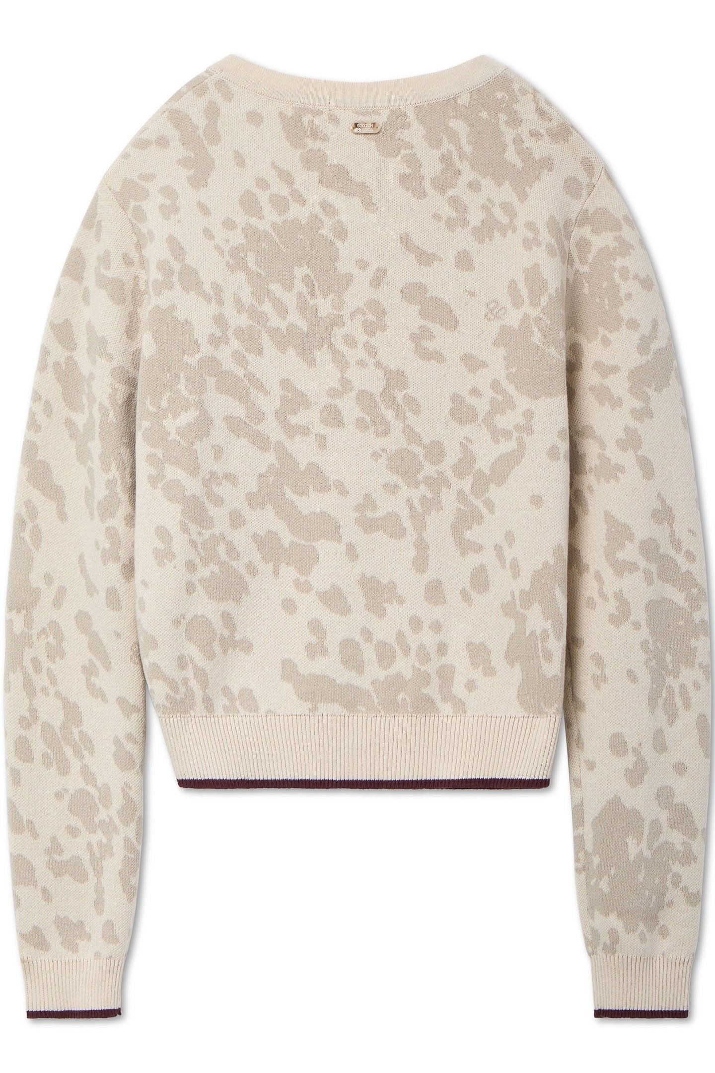 CREW NECK CARDIGAN WHITECAP GRAY/FEATHER GRAY 5