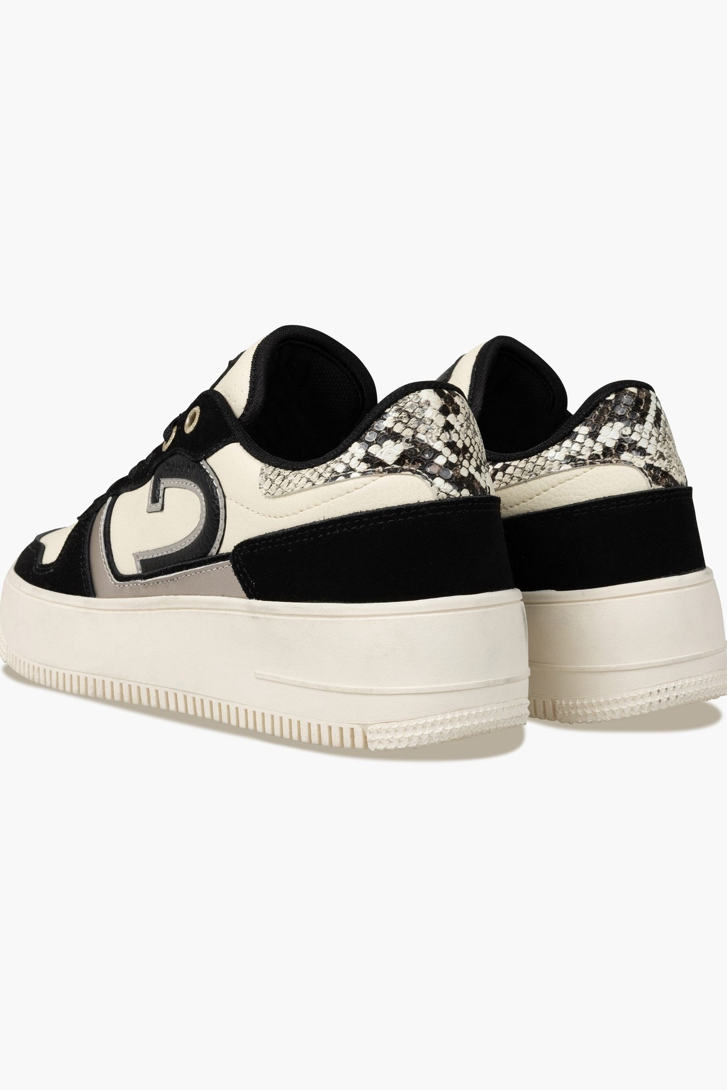 CAMPO LOW _ TALL - FINE LIZZARD/SUEDE BLACK/BROWN 4