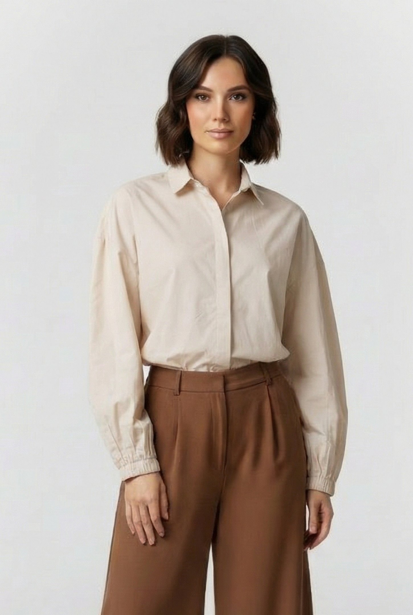 FRIDA SHIRT OATMEAL 1