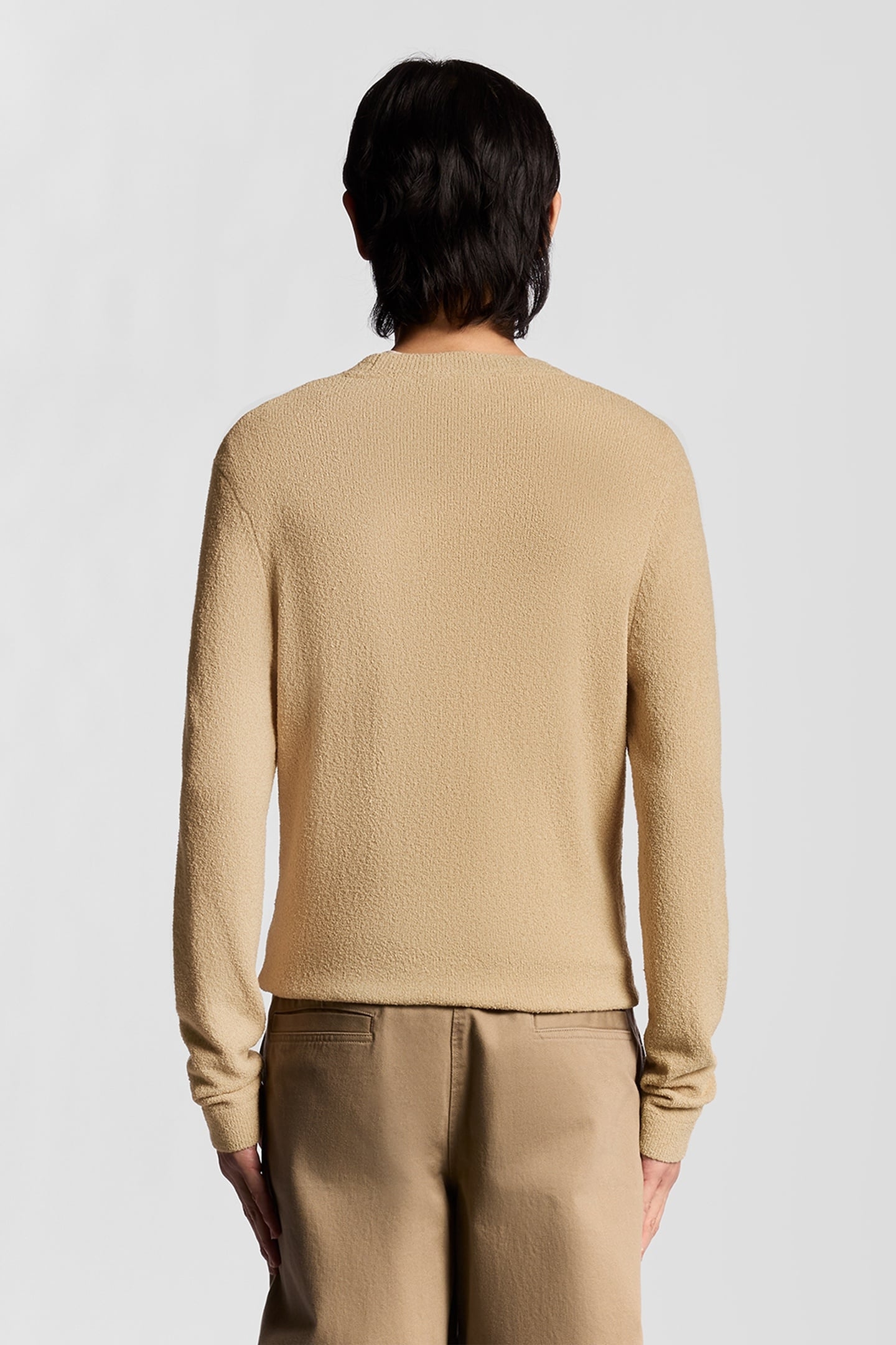 TEXTURED TRAVEL KNITTED JUMPER CHAI 3