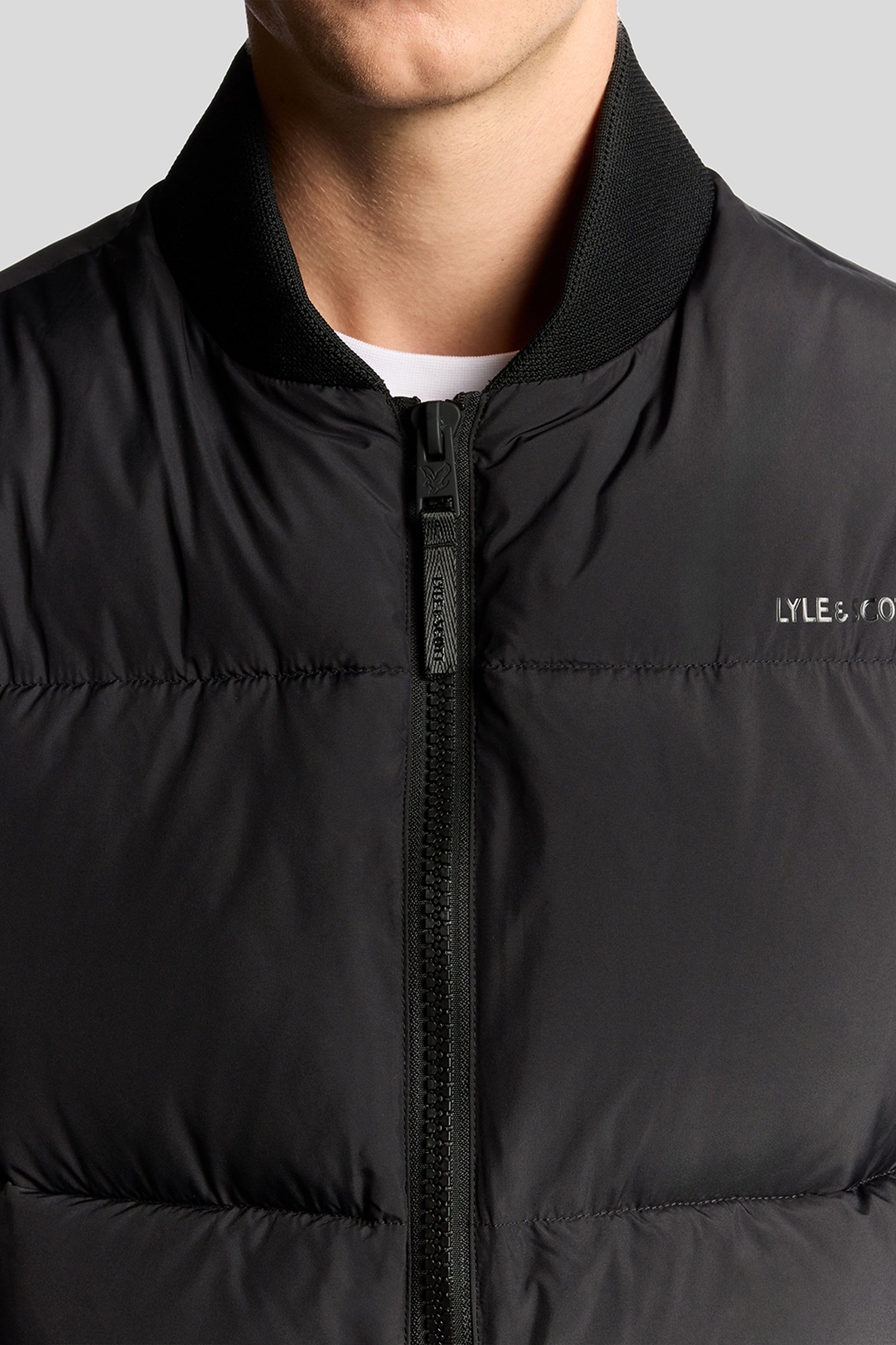 PUFFER BOMBER JACKET JET BLACK 7