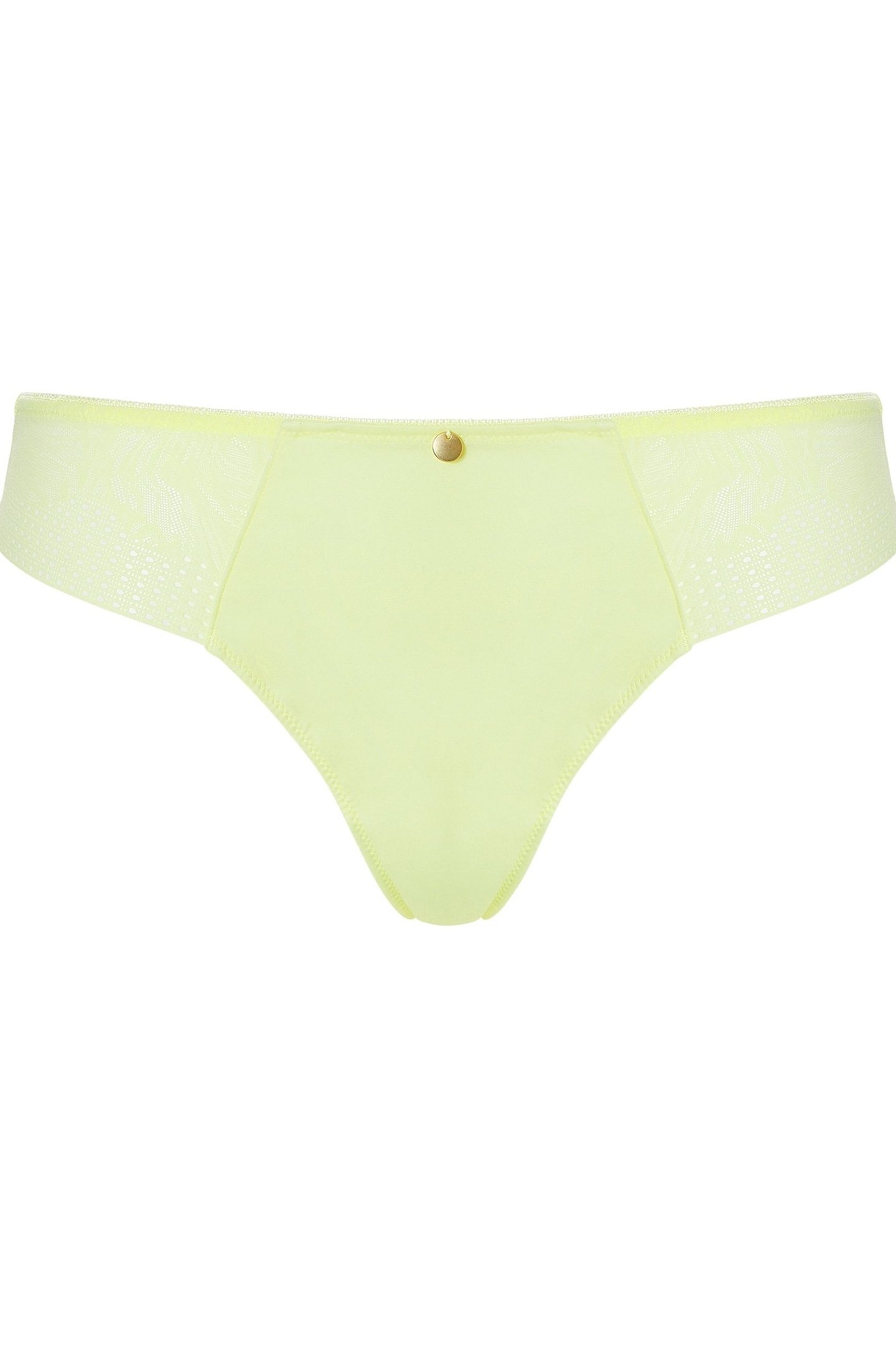 THONG SOFT LACE TENDER YELLOW 2