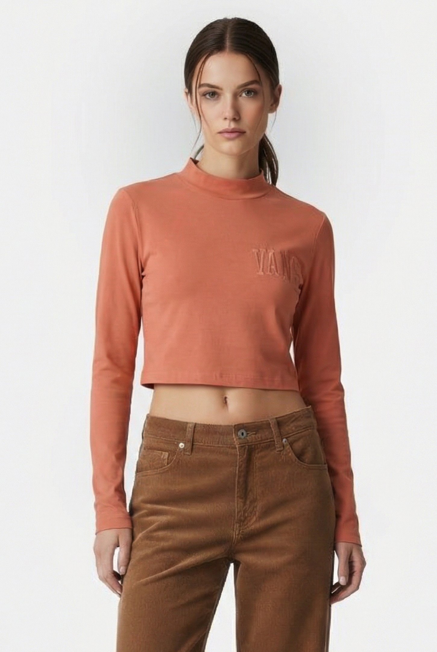 MINI MOCK NECK LS PROGRAM AUTUMN LEAF 1