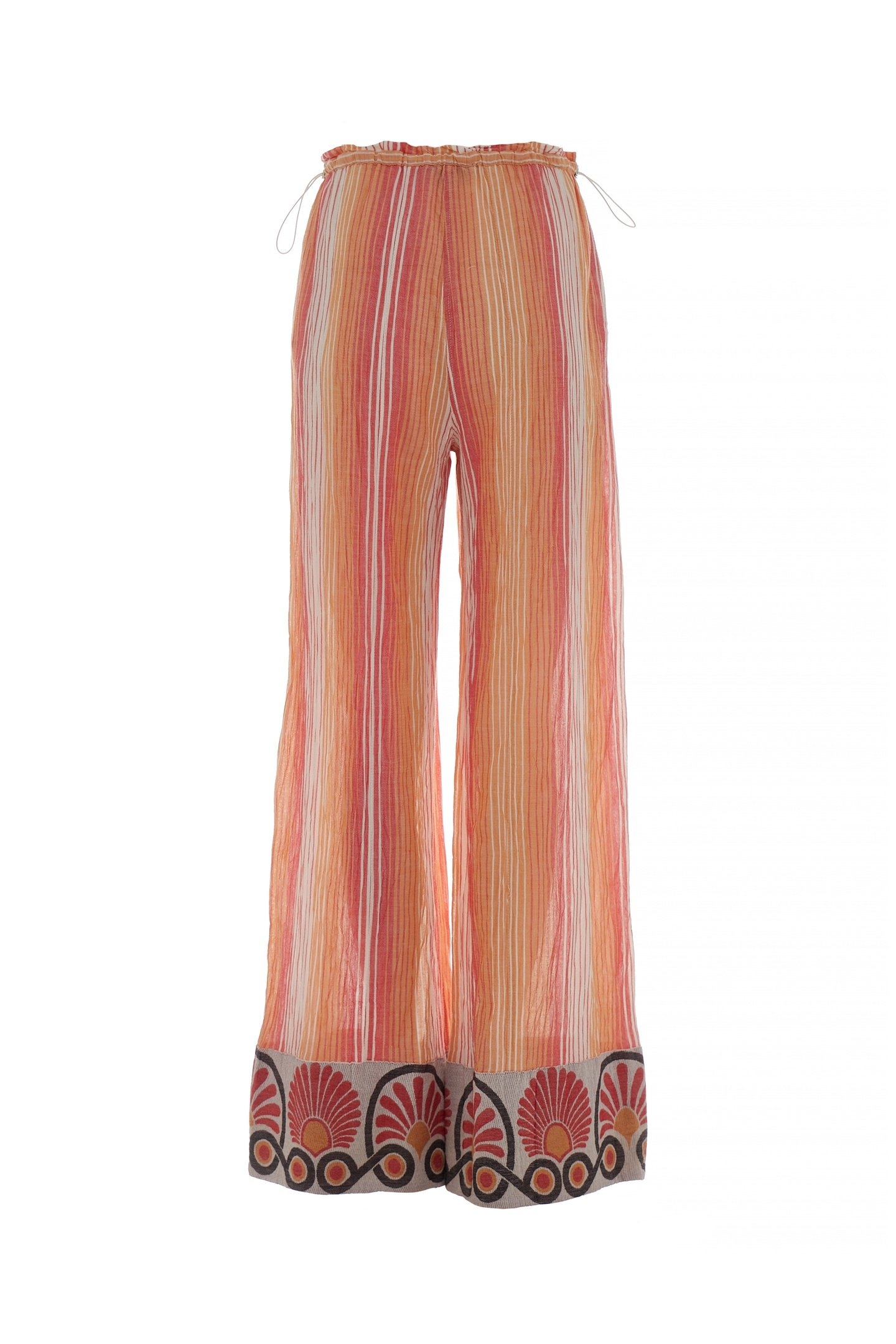 ALIKTO PANTS JACQUARD RED ORANGE 1