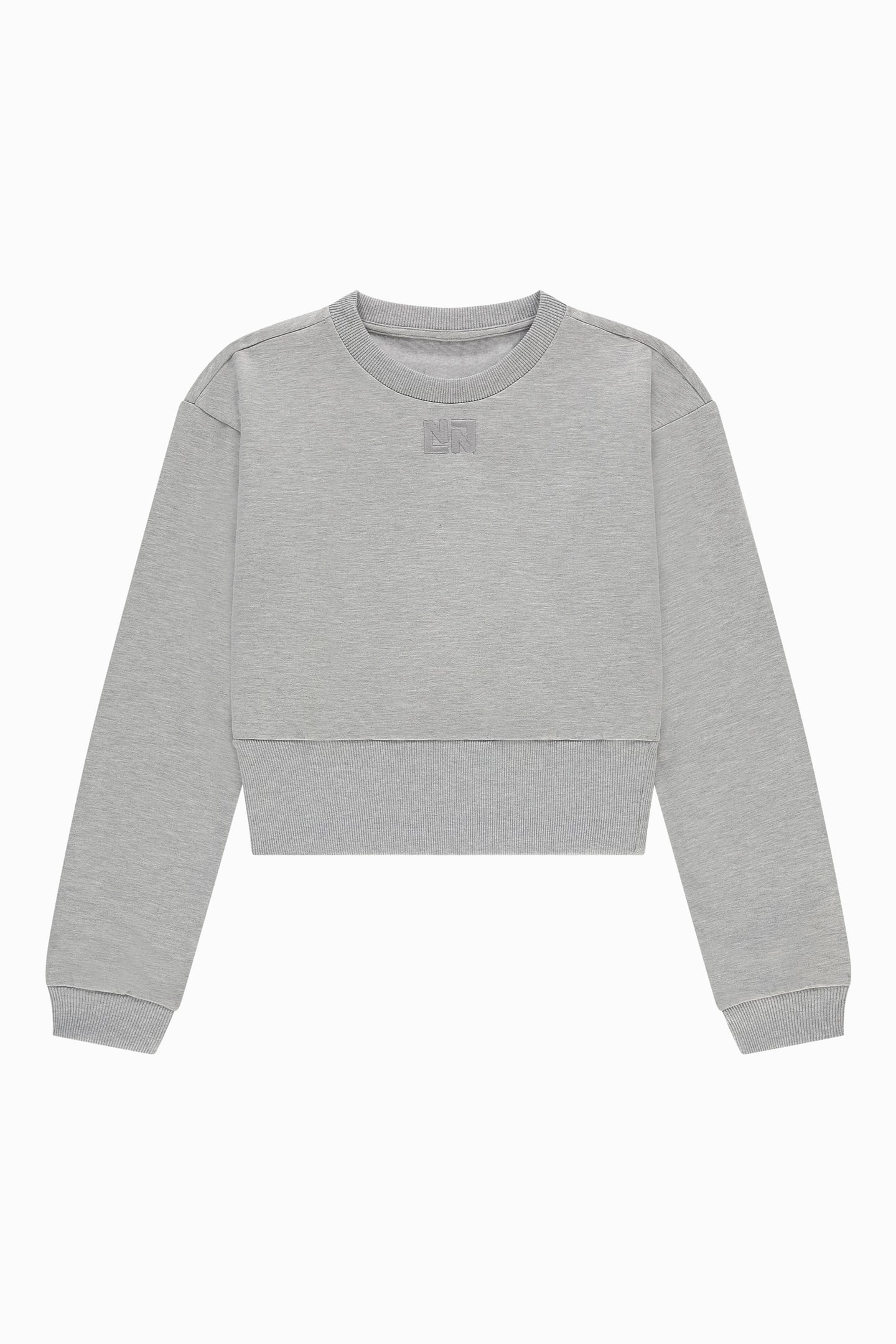 YVI SWEATSHIRT LIGHT GREY MELANGE 2