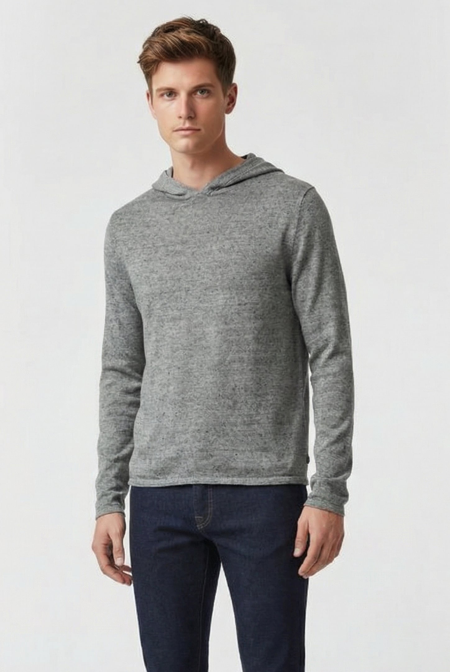 S.OLIVER-QS PULLOVER GREY/BLACK 1