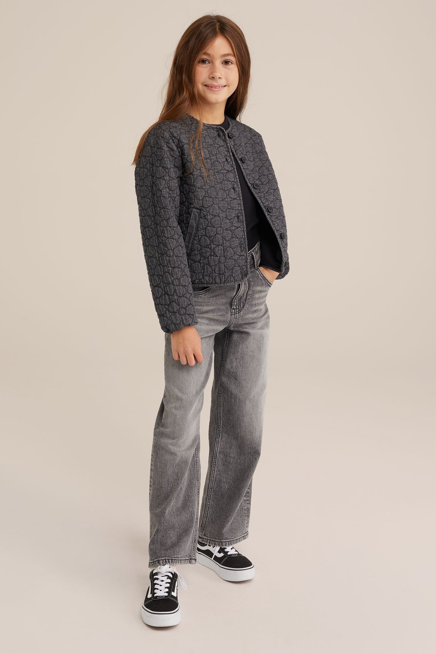 JACKET NORMAL LENGTH DARK GREY 2