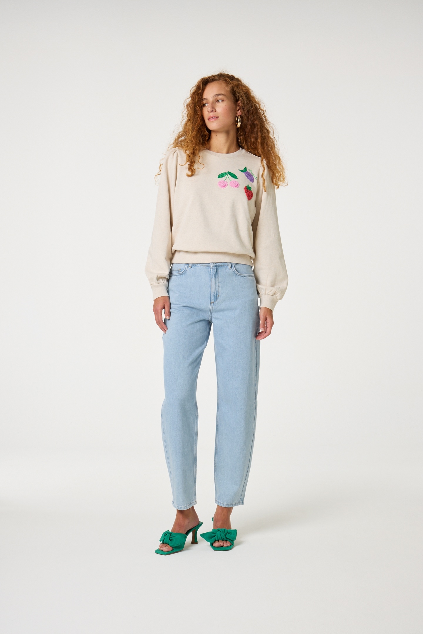 TINA SWEATER OATMEAL MELANGE 2