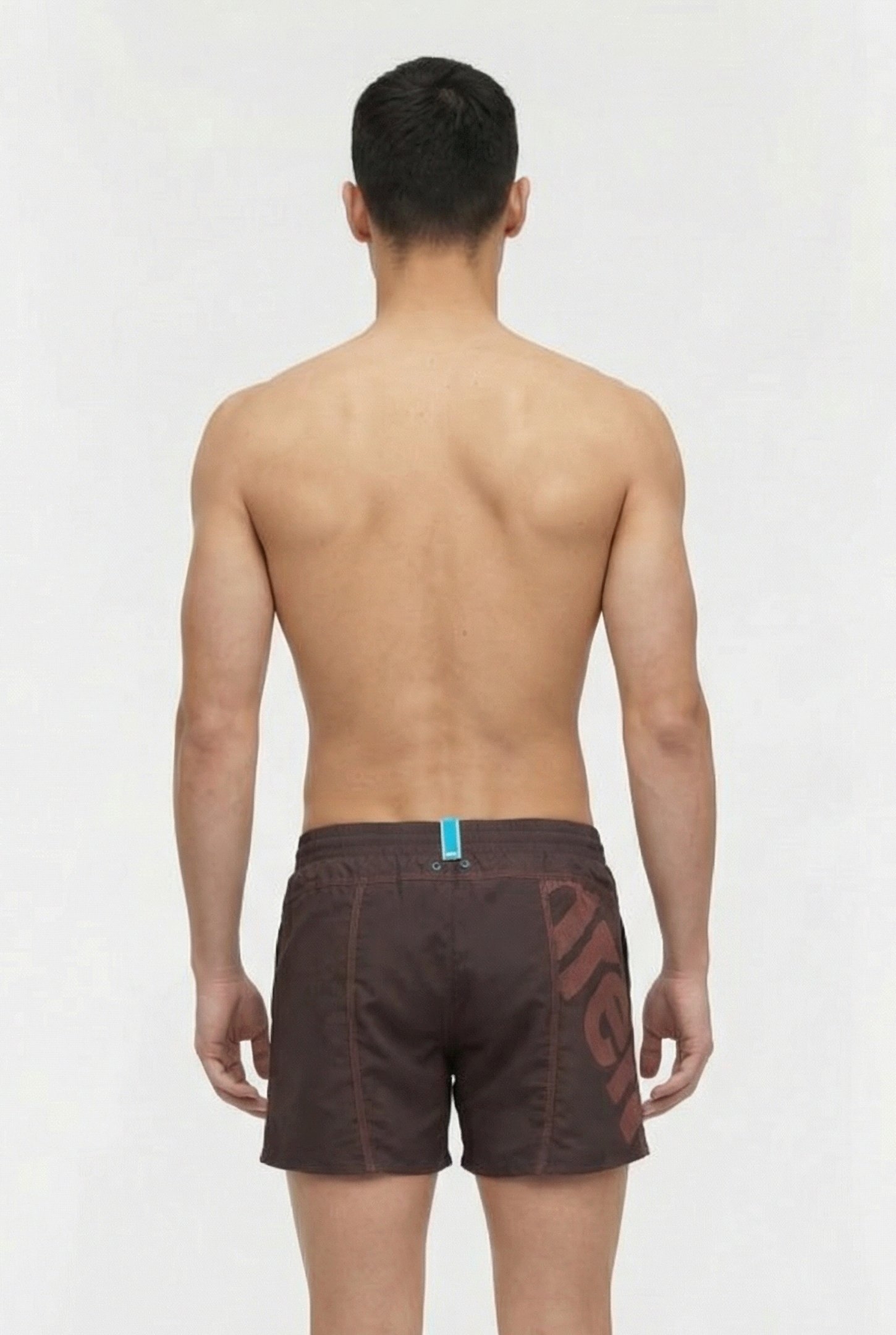 MEN'S ARENA PRO_FILE BEACH SHORT LOGO SEPIA-CALYPSO CORAL 2