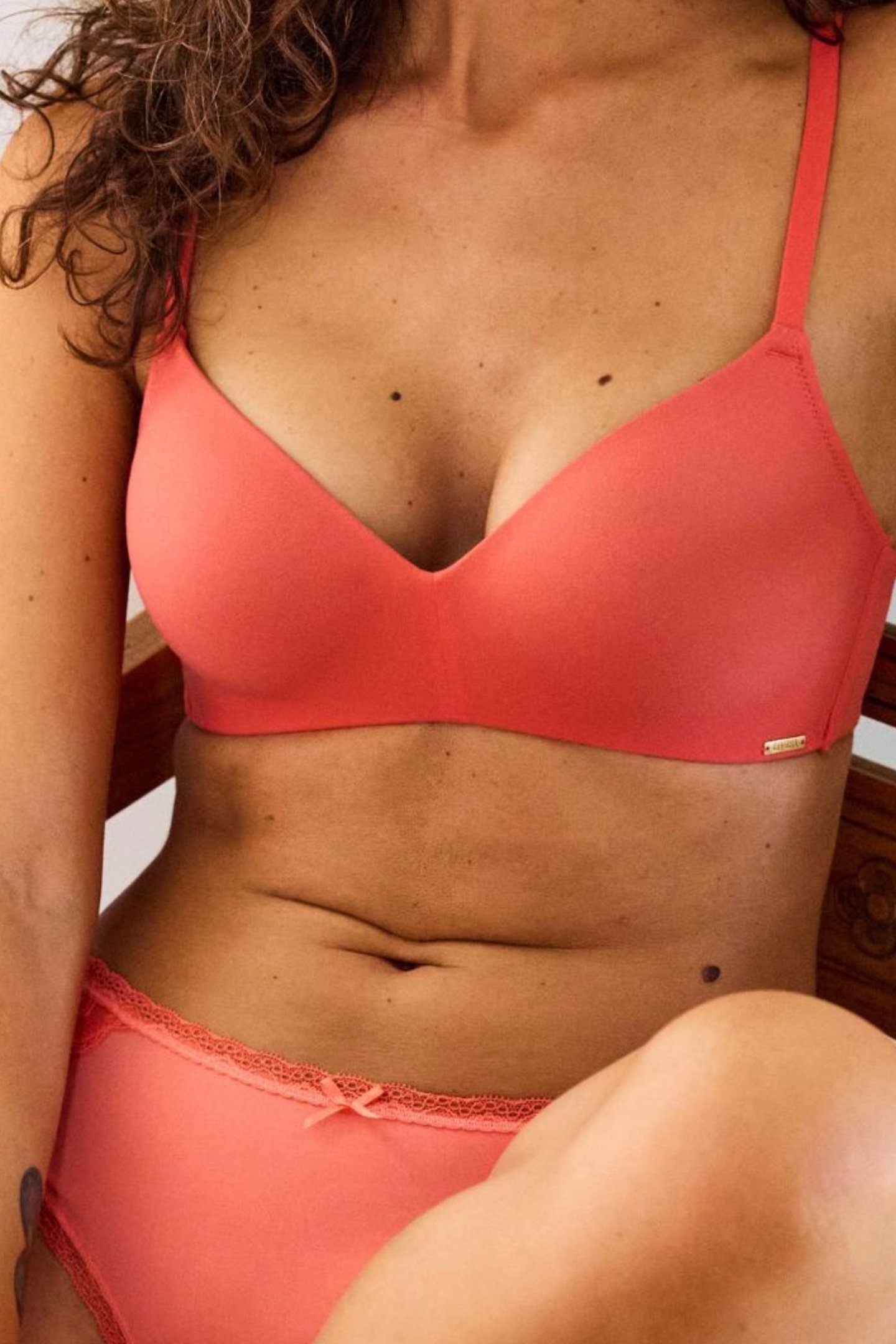 BRA TSHIRT BIBI COMFORT SOFT CORAL 3