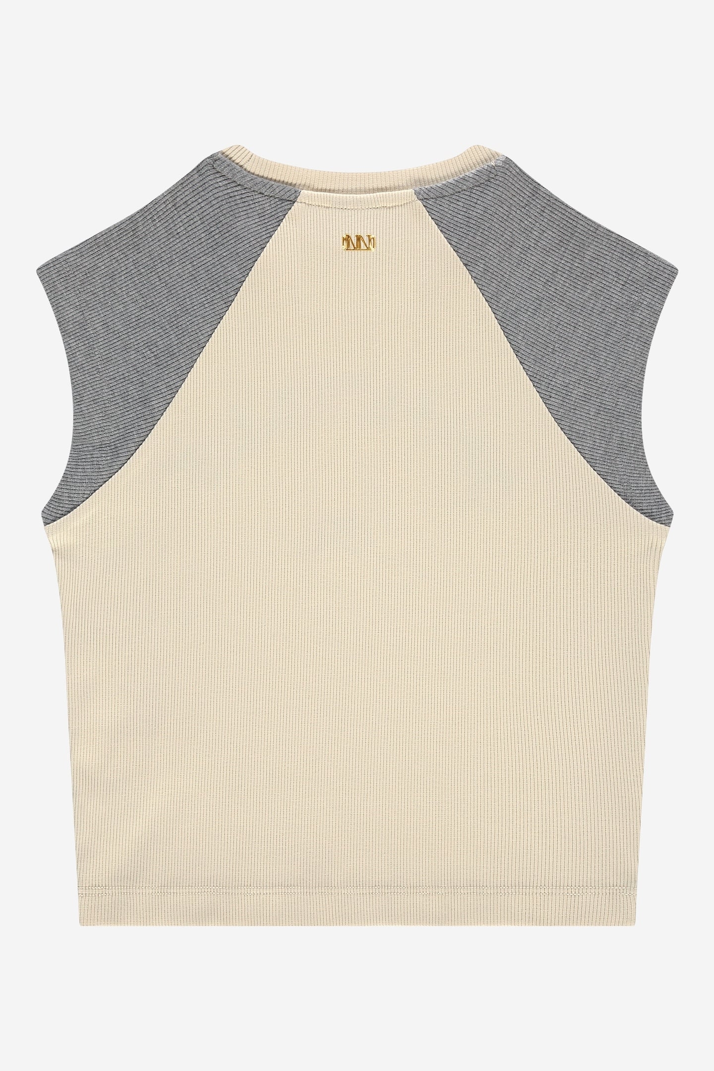 OFFICIALS RAGLAN RIB TOP WOOD ASH/DARK GREY MELANGE 2