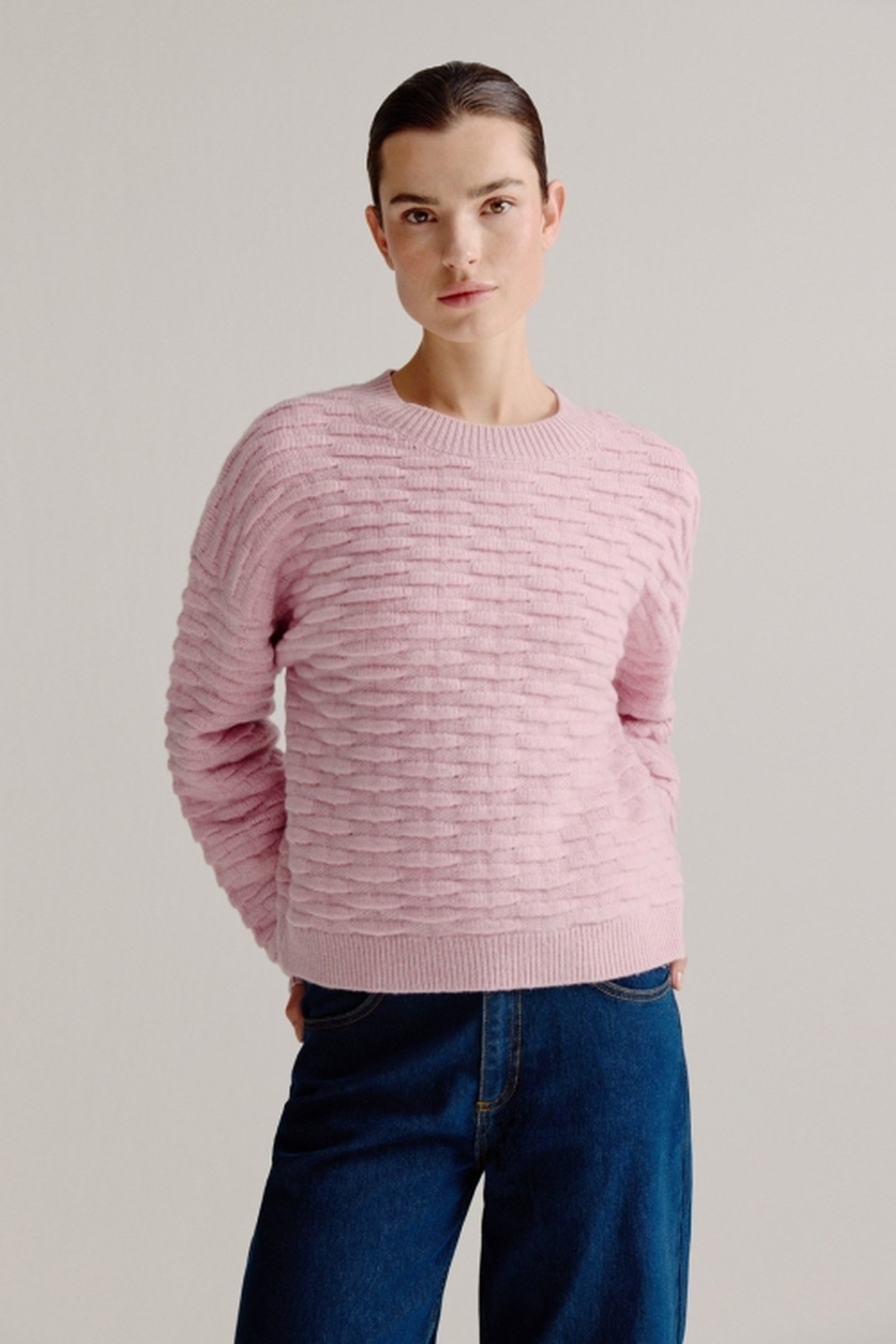 LAYLA SWEATER LIGHT PINK 1