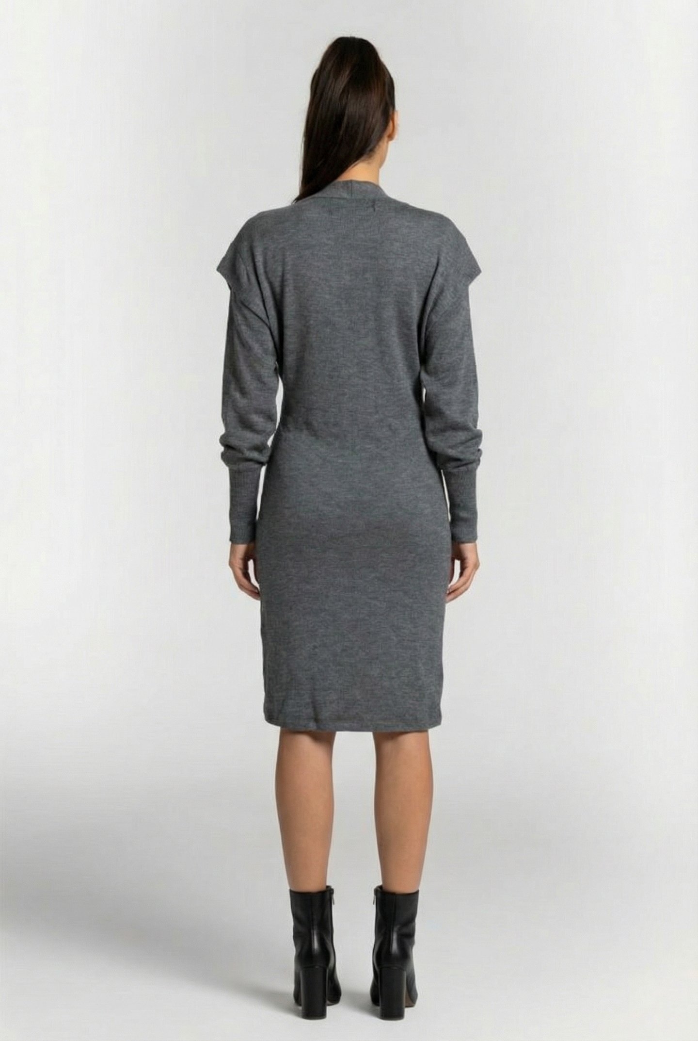 KAMILA DRESS MIXED GREY 2