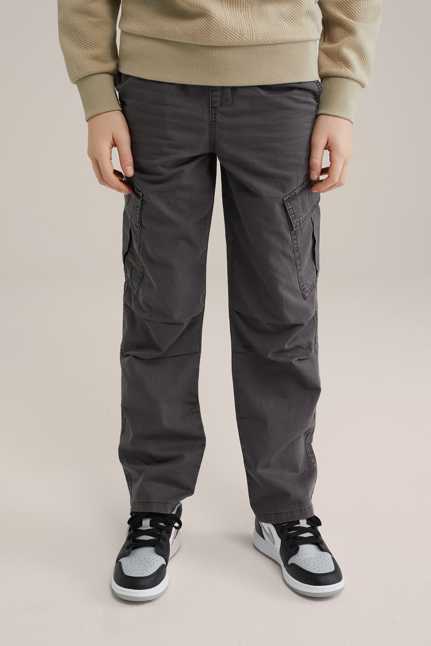 CARGO PANTS BLENDED DARK GREY 8