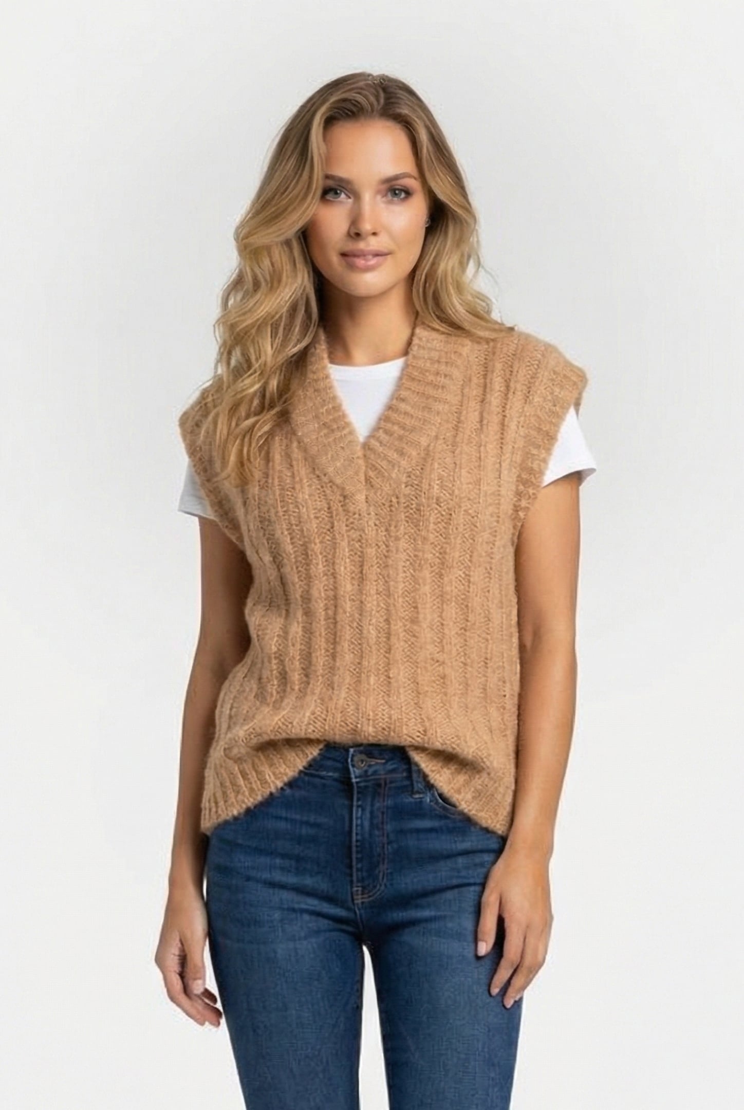 DILL VEST CAMEL 1