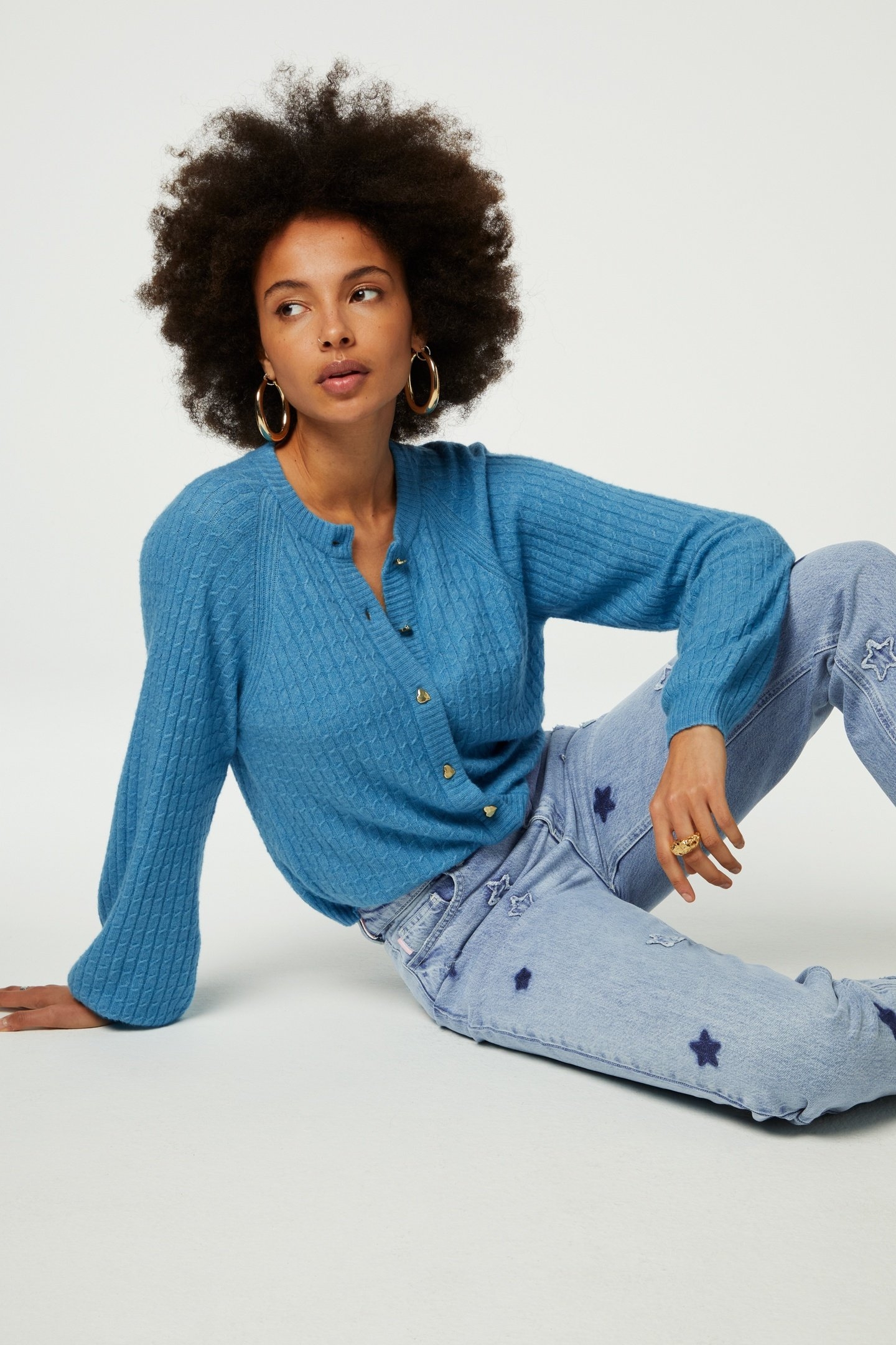 CHARLOTTA CARDIGAN VENUS BLUE 6