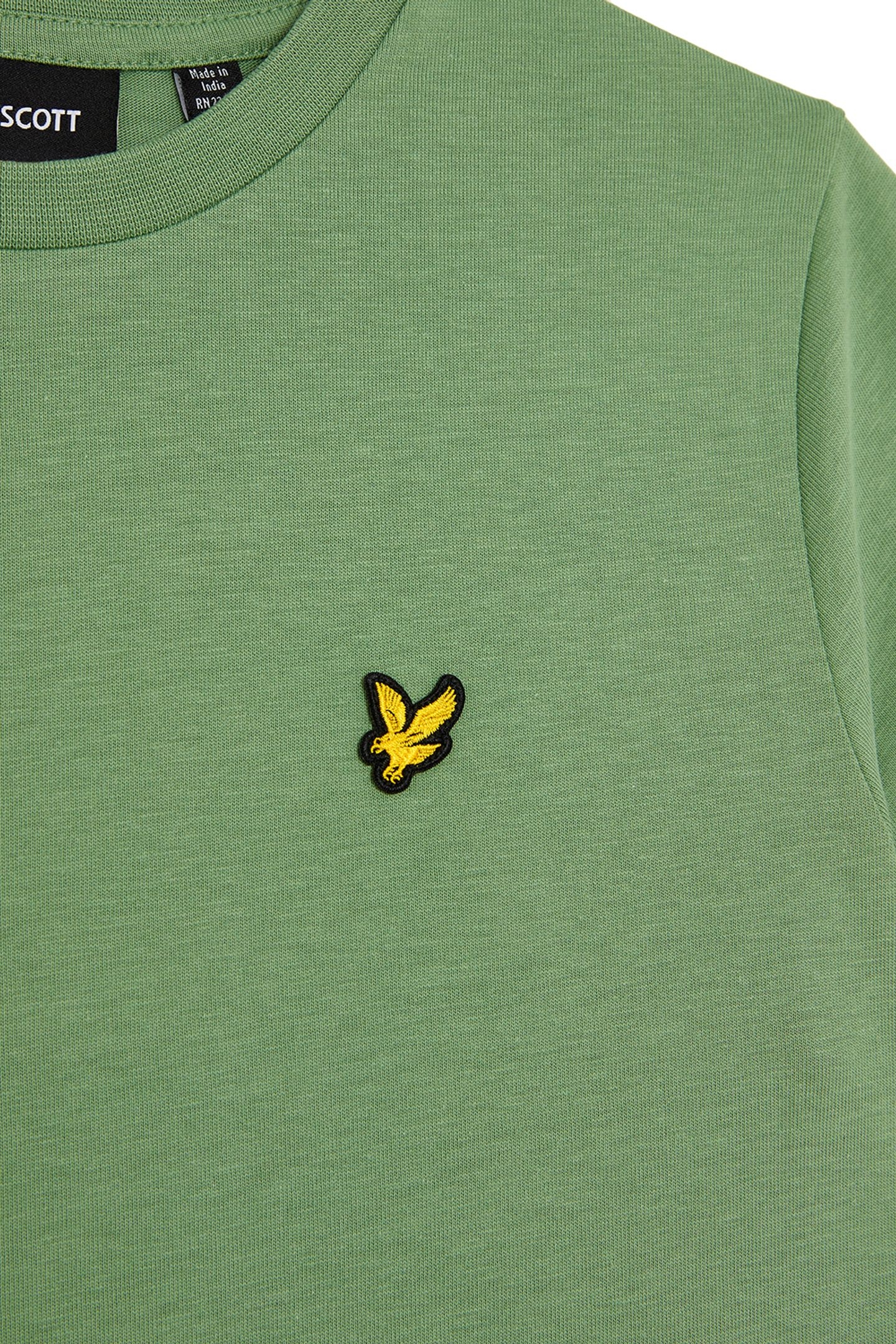 PLAIN T-SHIRT SMOKE GREEN 6