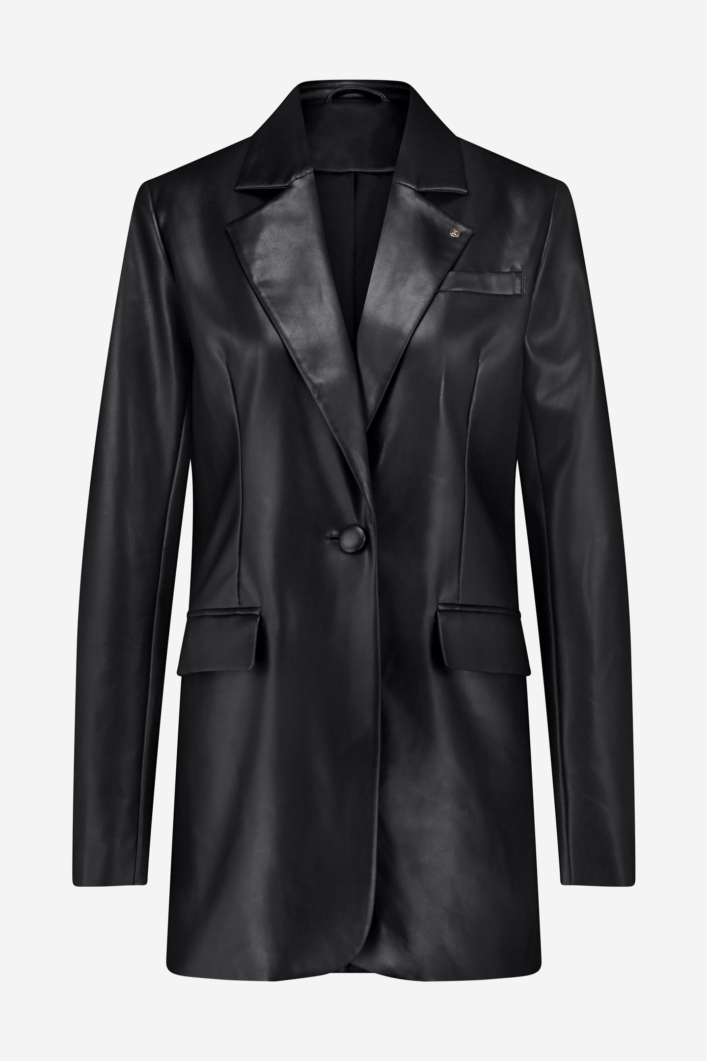 ILEVIO PU BLAZER BLACK 2