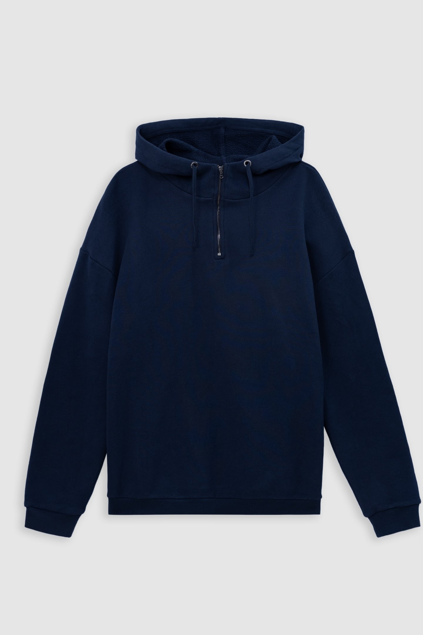 INK HOODIE WITH ZIPPED COLLAR 4