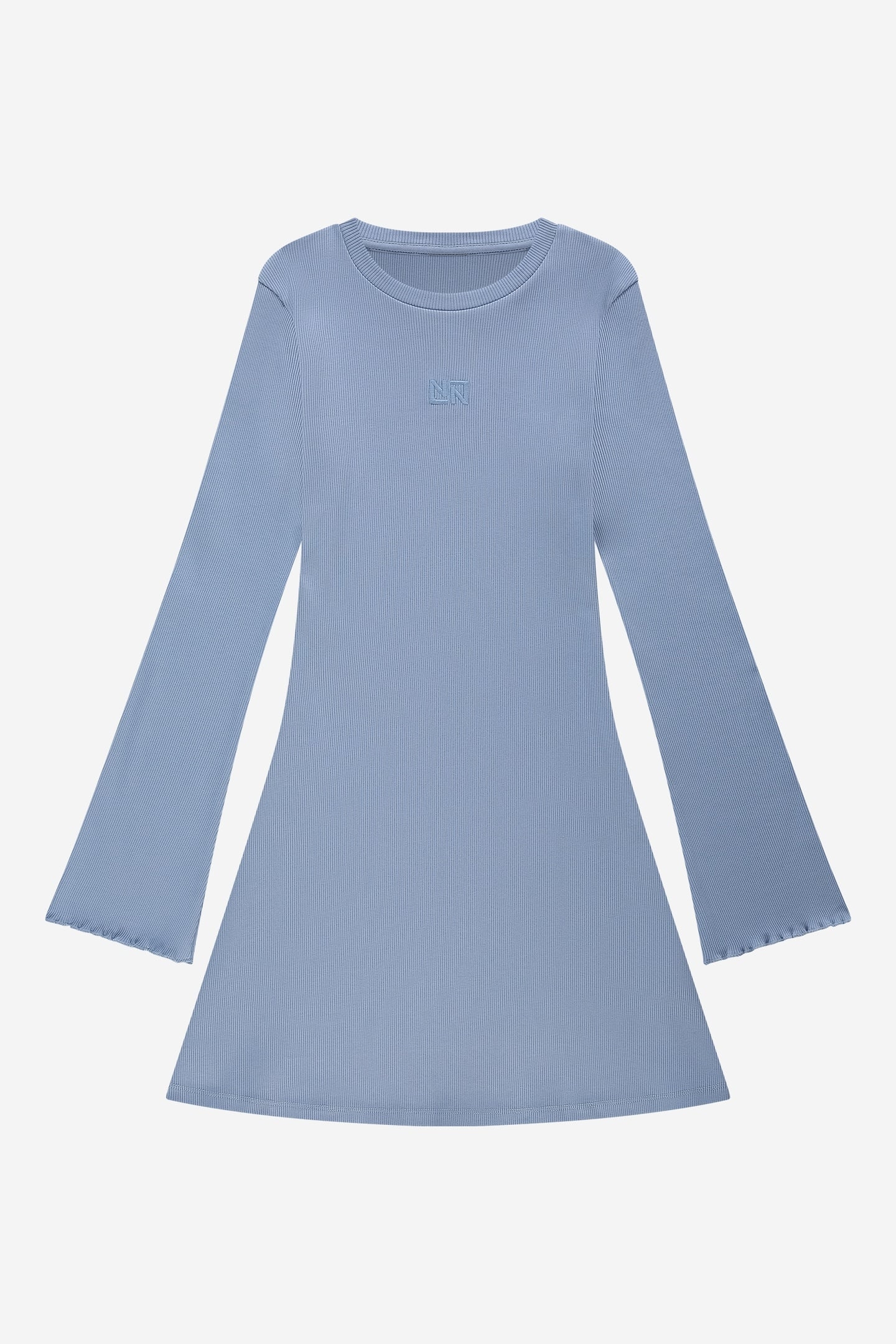 SYLVIA RIB DRESS MAYA BLUE 3