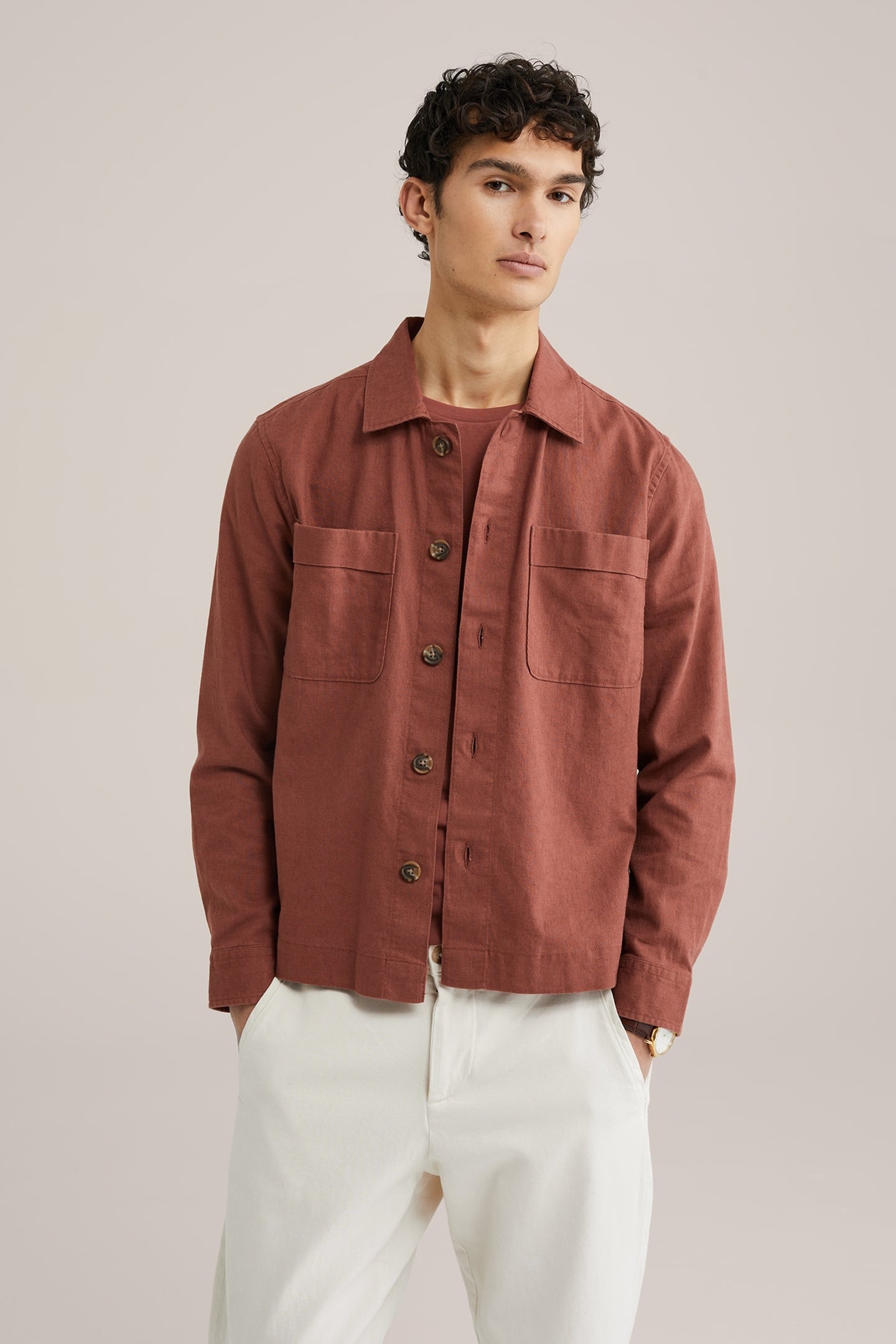 OVERSHIRT RUST BROWN 8