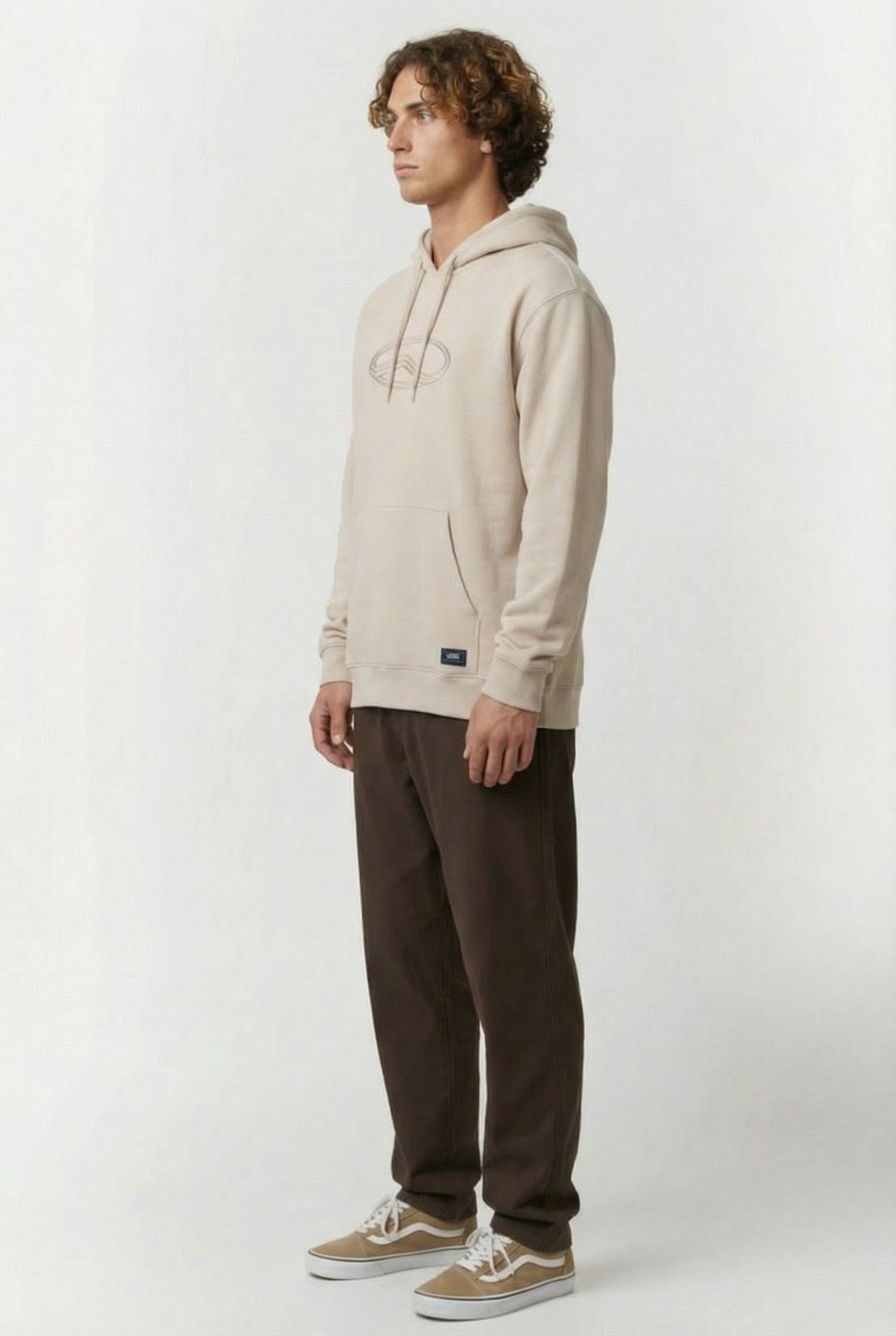 VANS OVAL LOOSE FLEECE PO OATMEAL 3