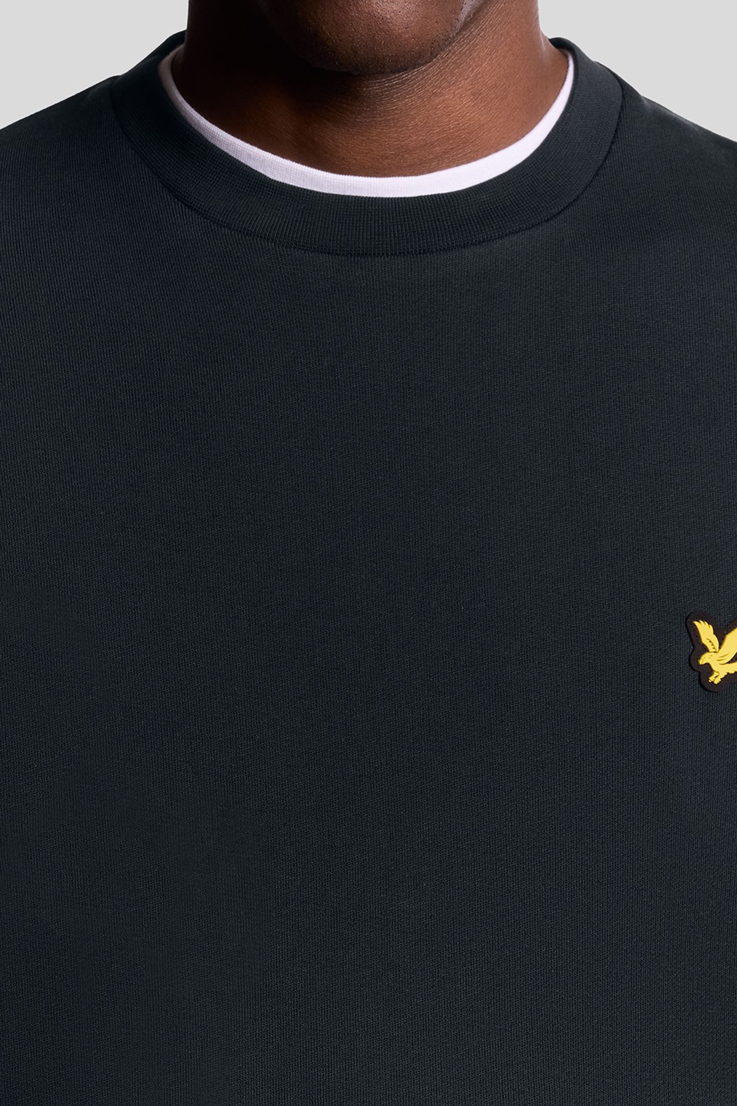 GEOMETRIC GLOBE GRAPHIC CREW NECK DARK NAVY 6