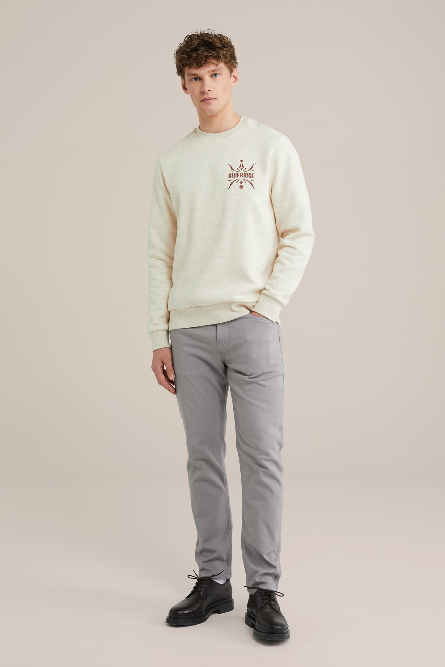 5-POCKET MID WAIST GREY 8