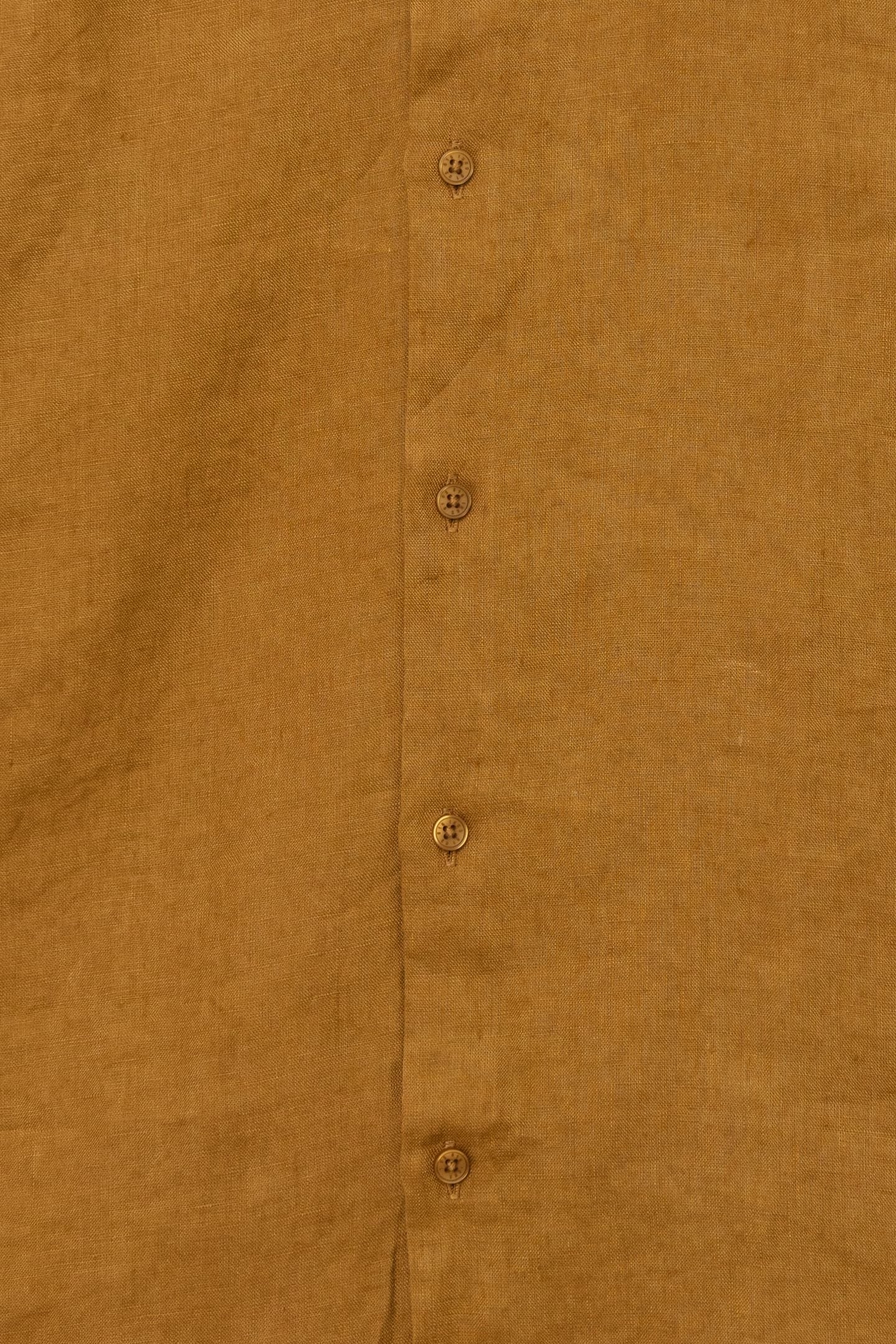SAFFRON LINEN SLIM SHIRT 5