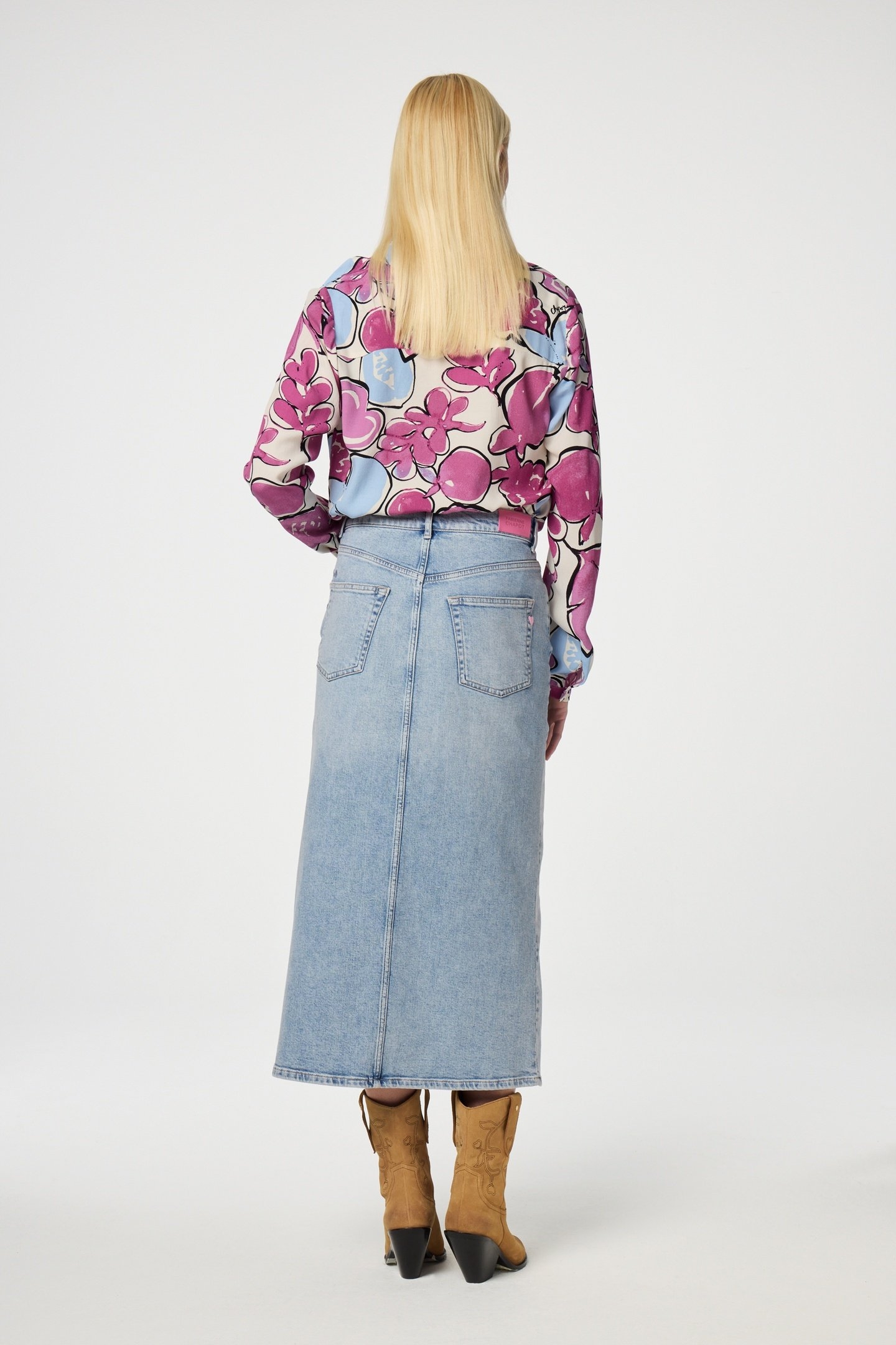 SUNRISE BLOUSE WARM WHITE/PLUM PART 2