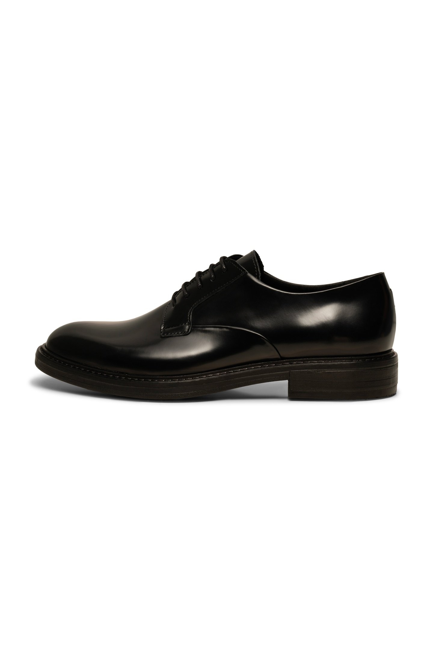 STANLEY DERBY POLIDO LEATHER SHOES BLACK 1