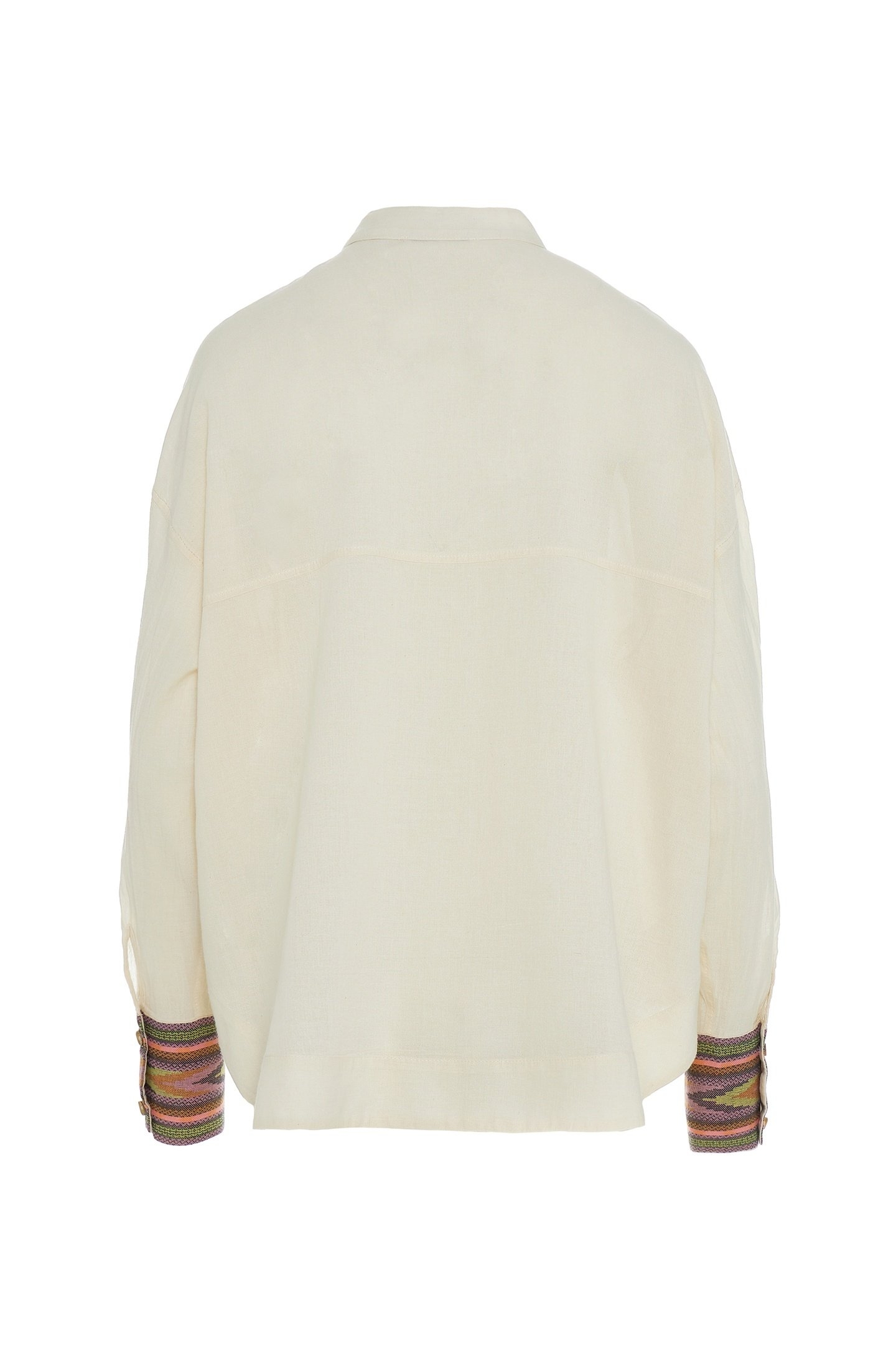 THEORY SHIRT JACQUARD PINK GREEN 2