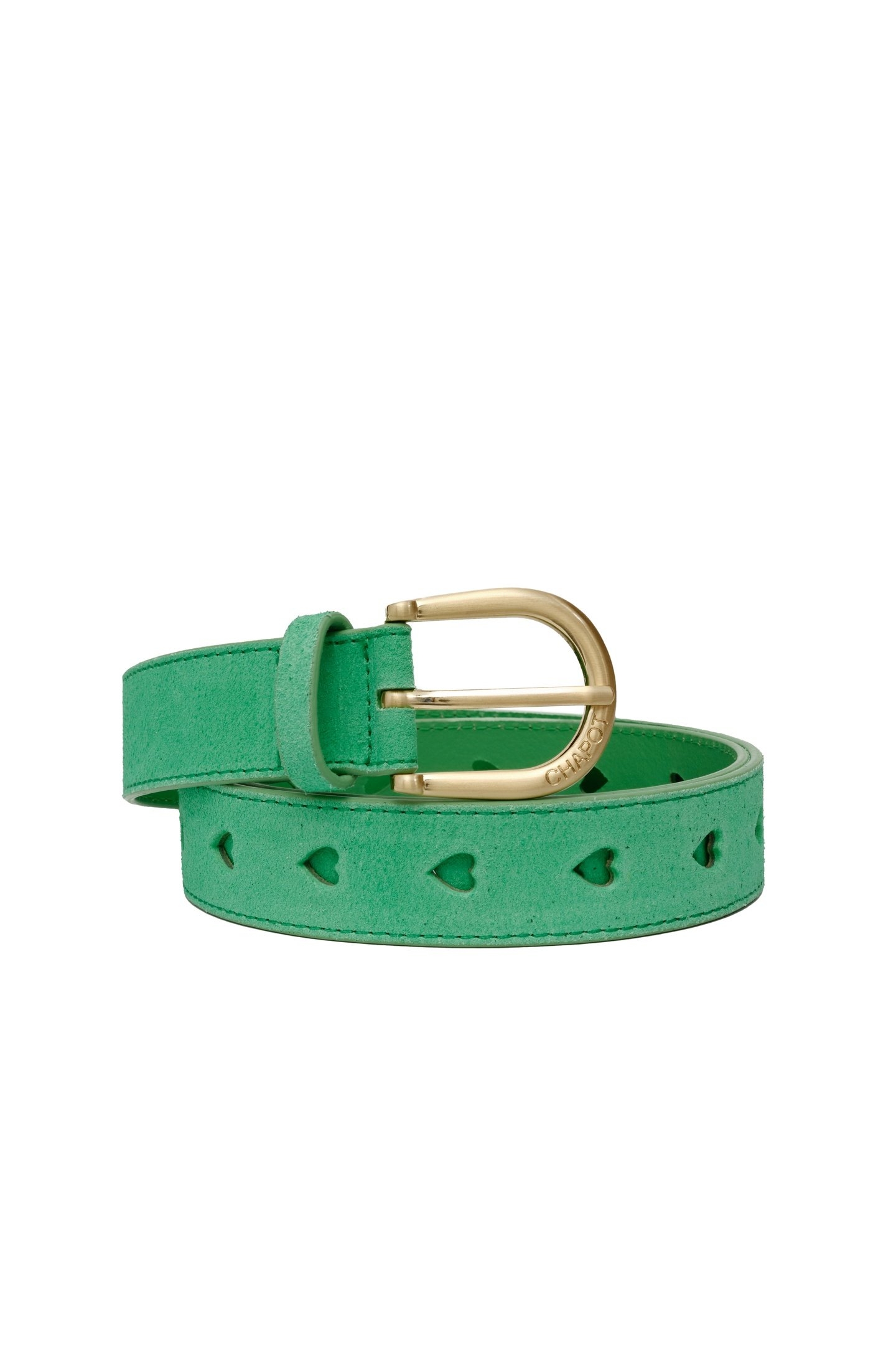 CUT IT OUT HEART BELT GREEN APPLE 2