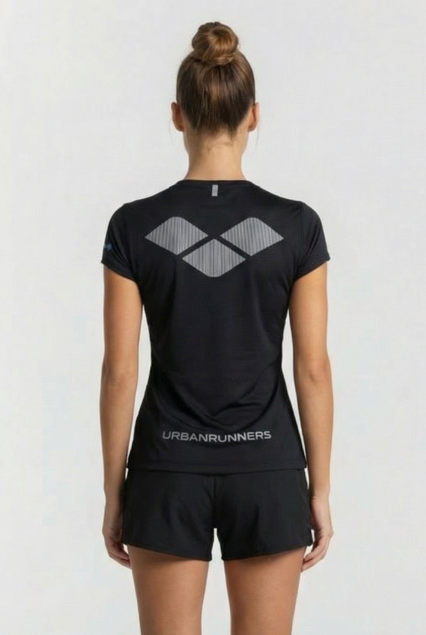 W RUN S/S MESH UR BLACK UR 2