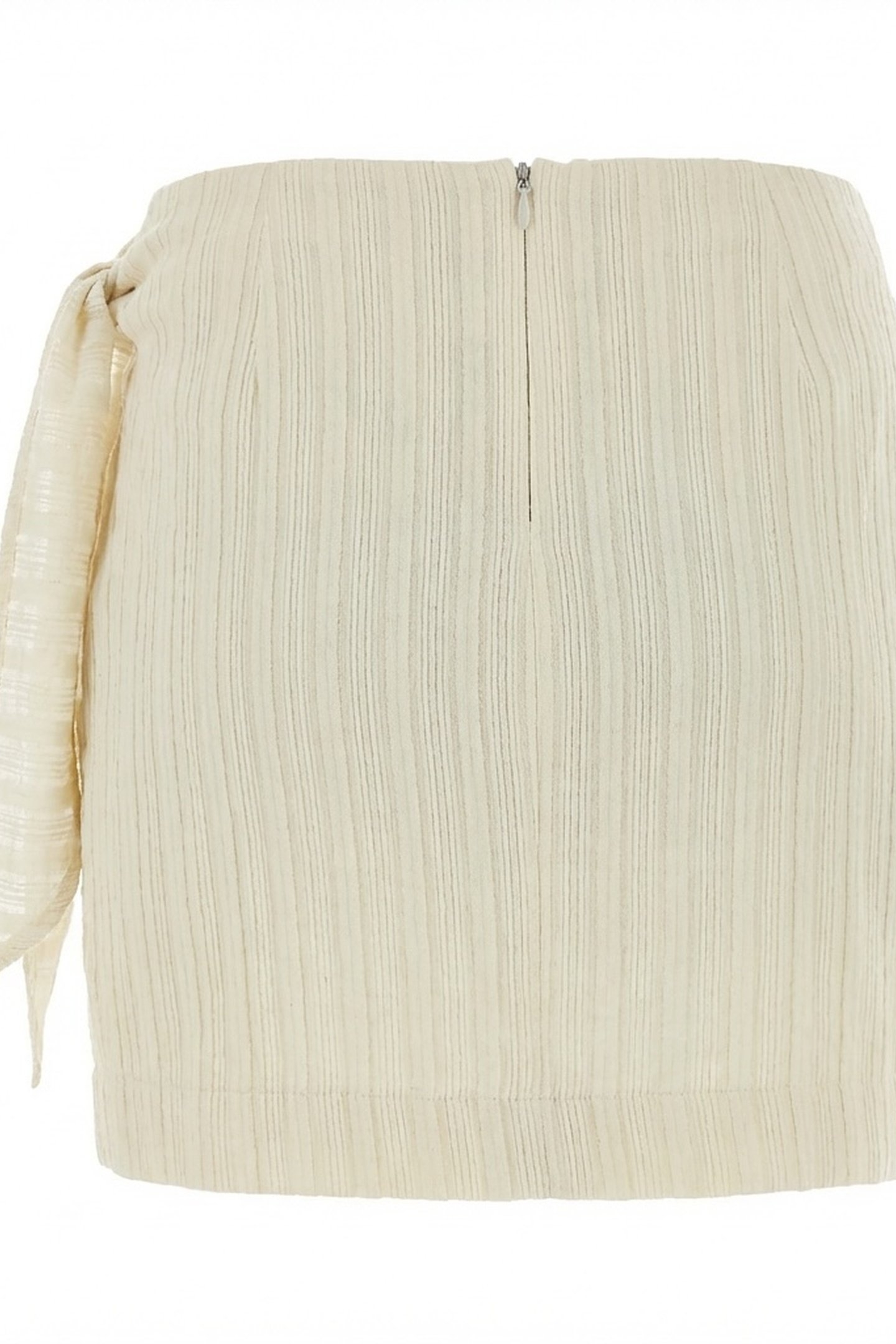 ERSA SHORT SKIRT LUREX ECRU 1