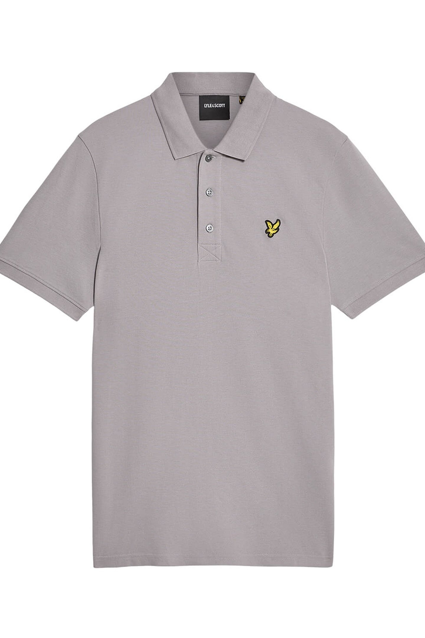PLAIN POLO SHIRT GULL GREY 4