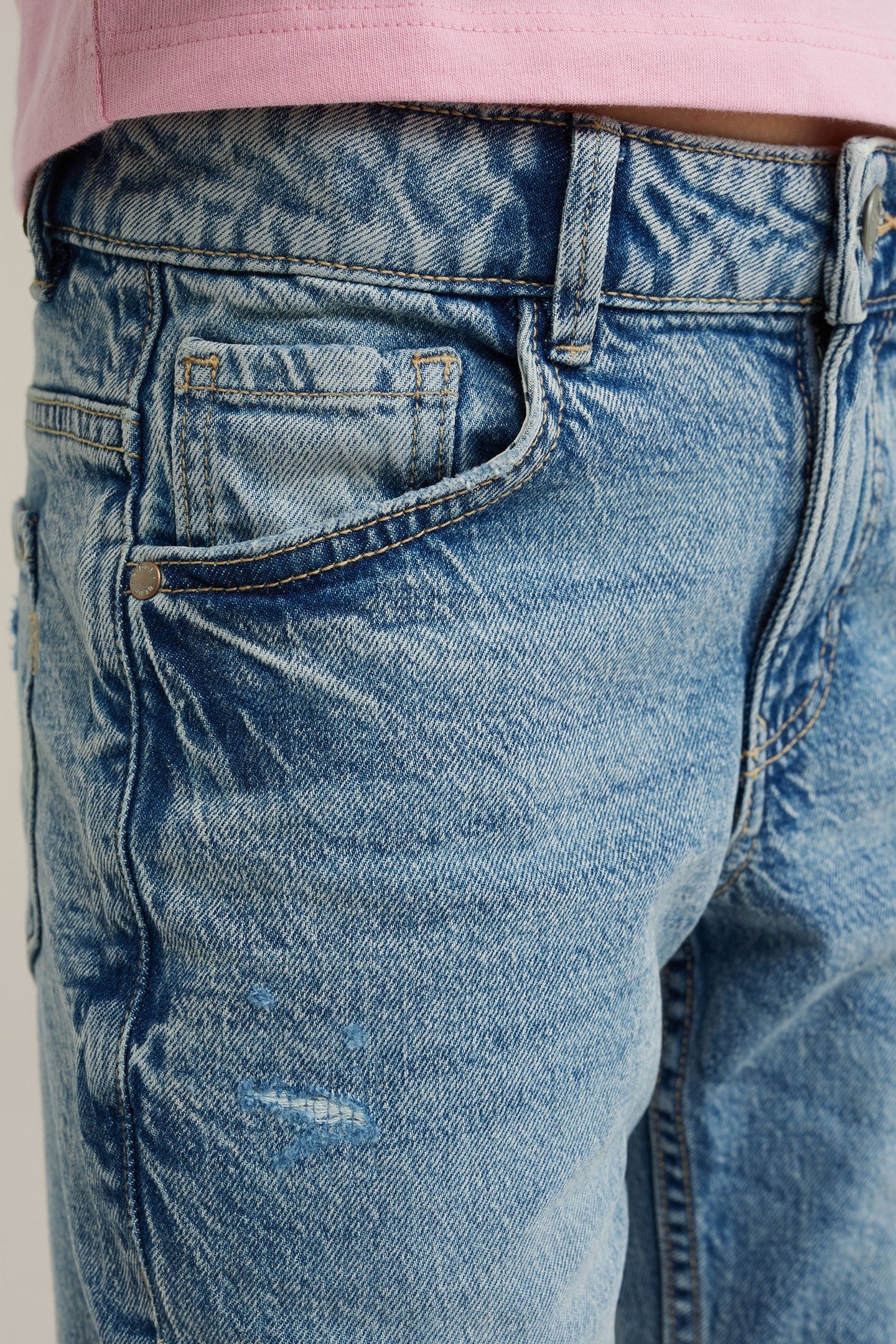 5-POCKET HIGH RISE DARK BLUE 8