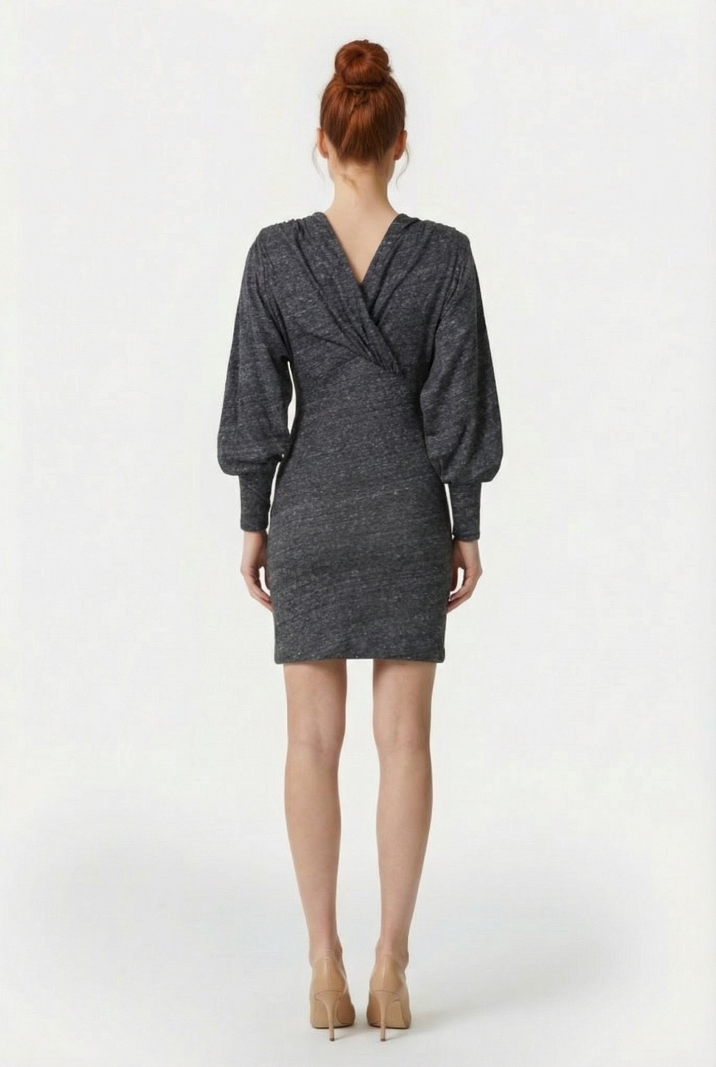 LARRA DRESS MIXED GREY 2