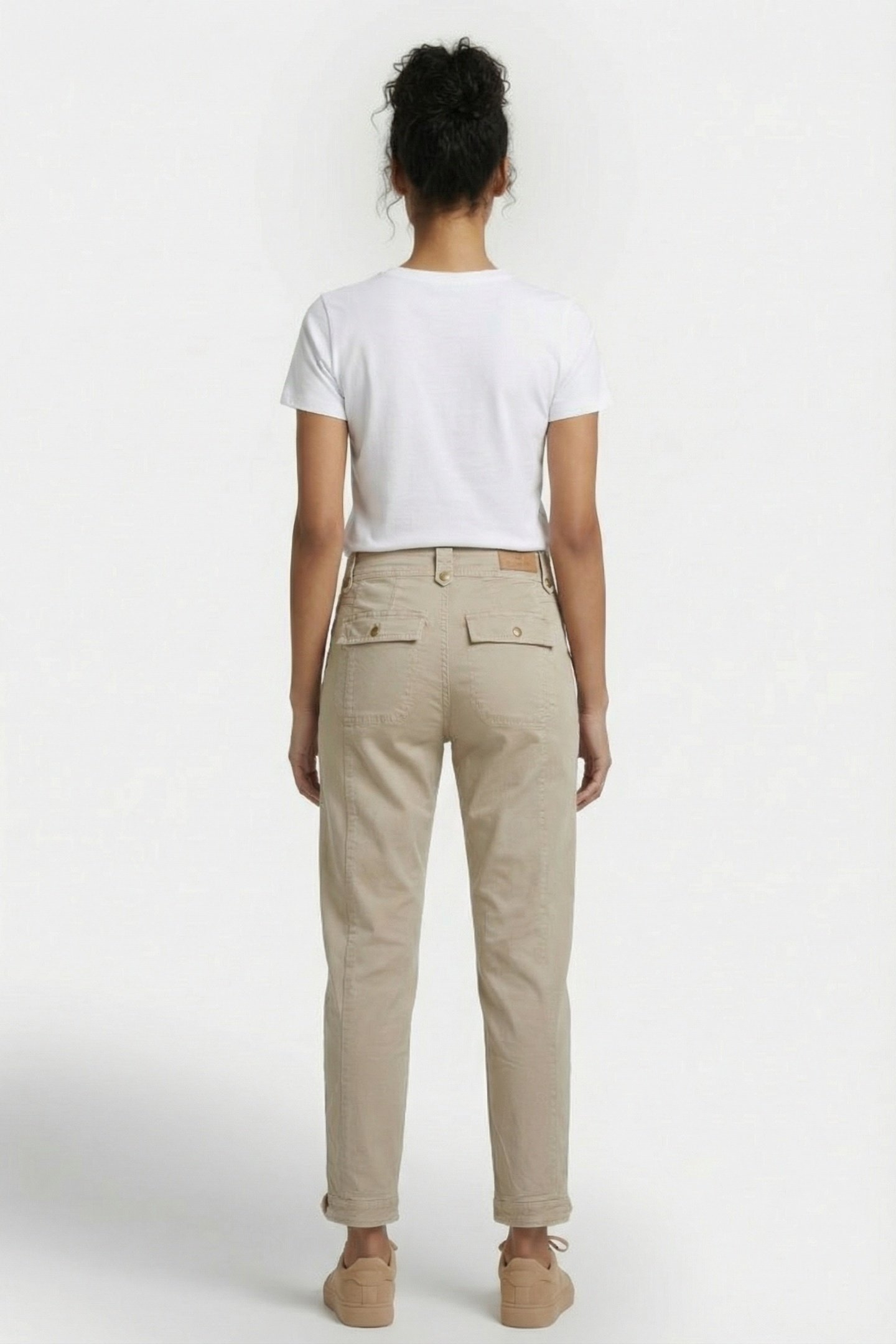 TAPERED FIT PANTS ROUGH TWILL DUNE 2