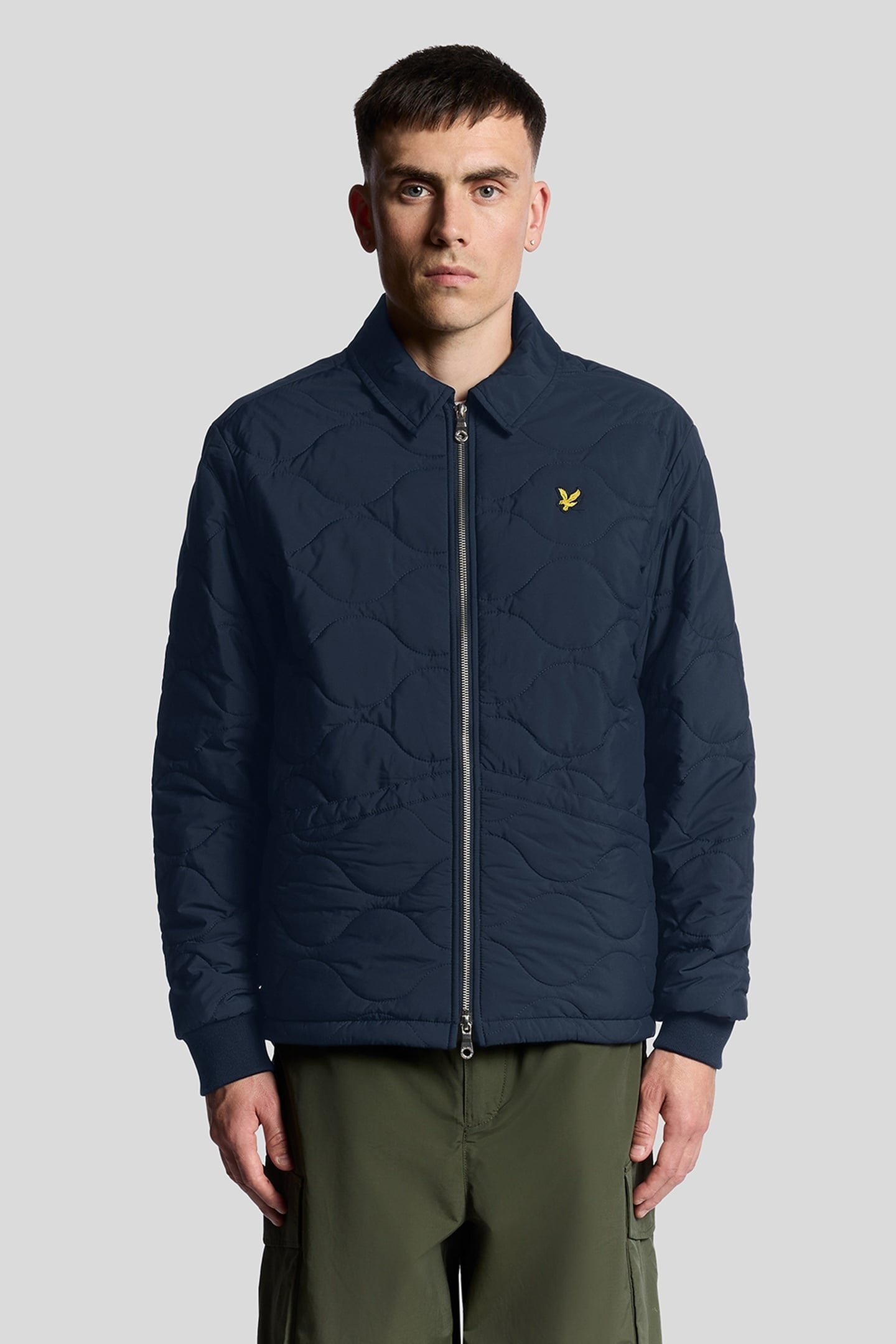 QUILTED RIPSTOP JACKET DARK NAVY 1