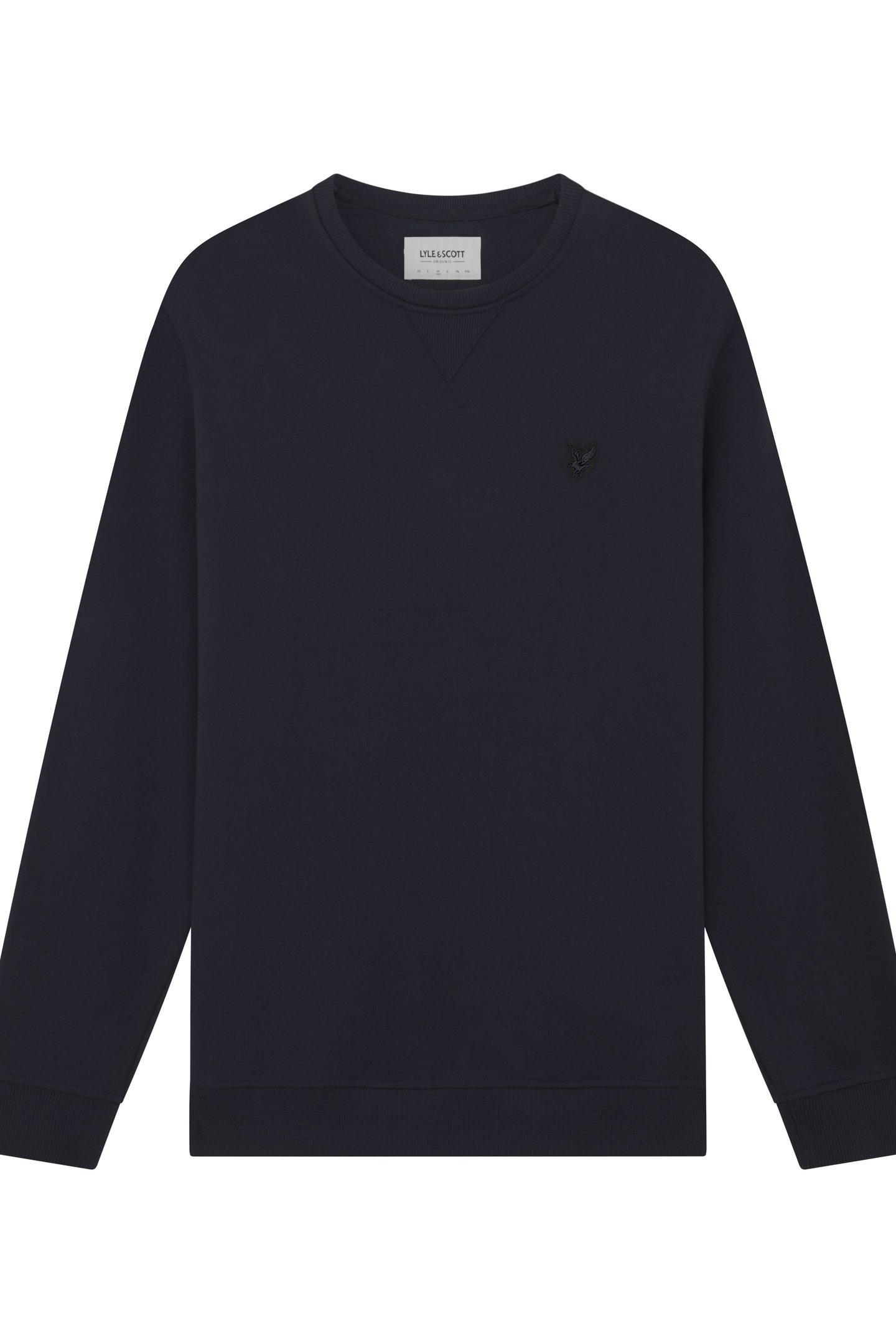 TONAL EAGLE CREW NECK SWEATSHIRT DARK NAVY 5