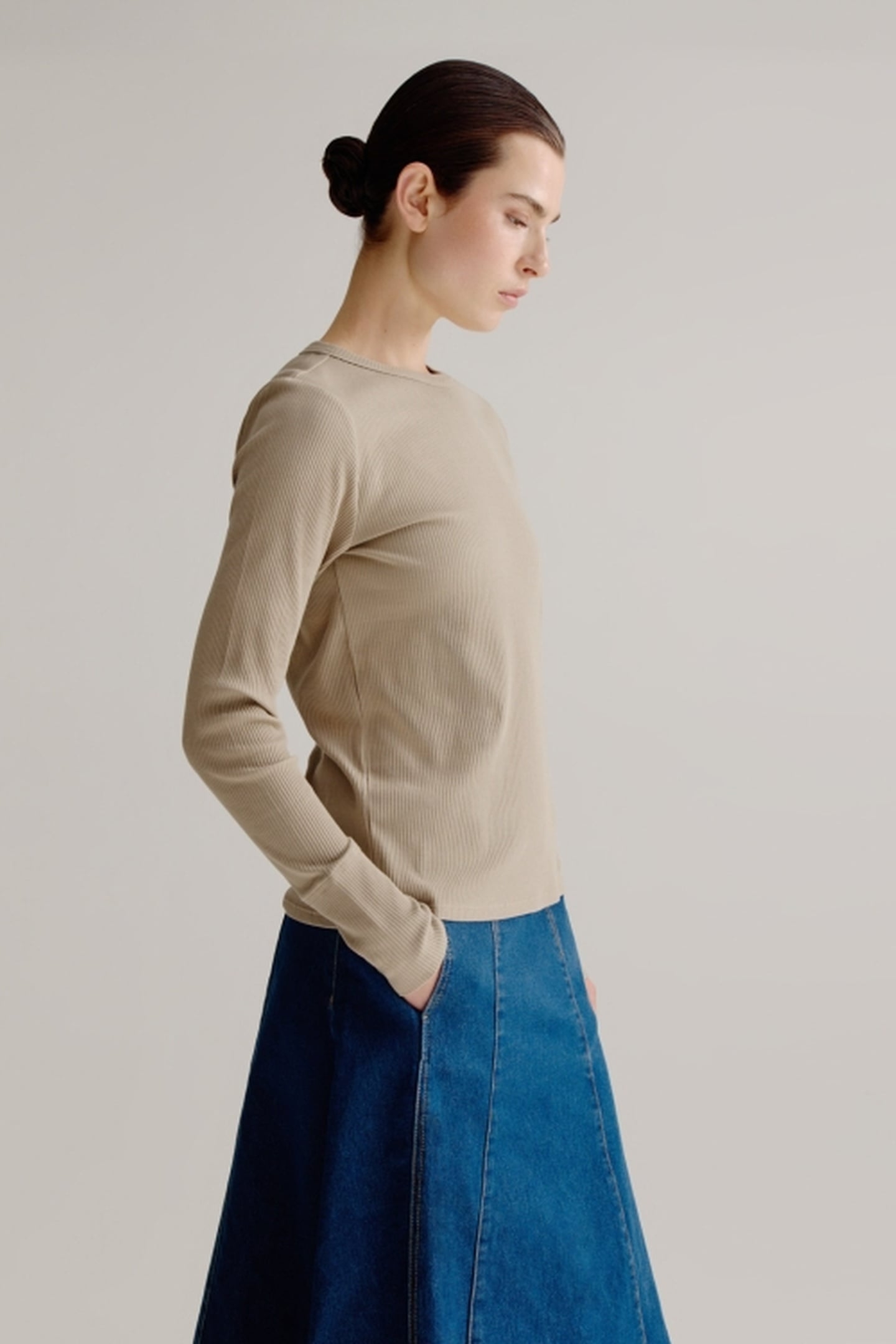 LAURENS TOP LIGHT KHAKI 3